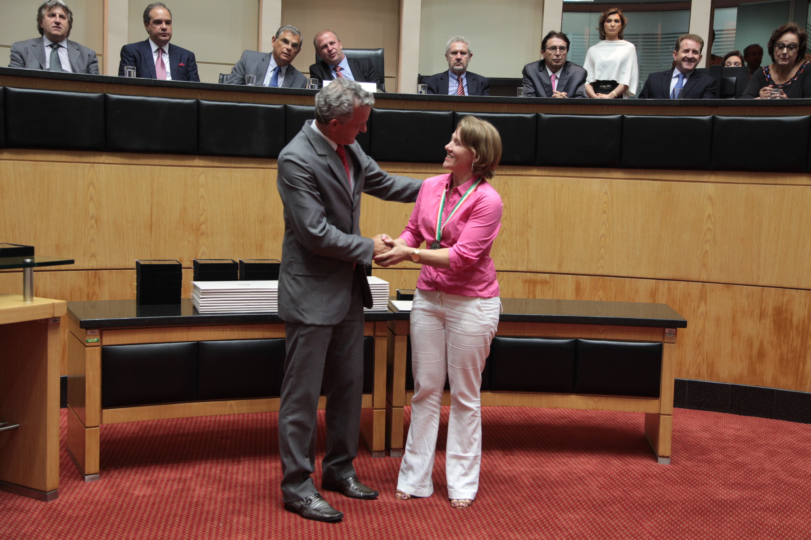 Homenageados - Comenda do Legislativo Catarinense.