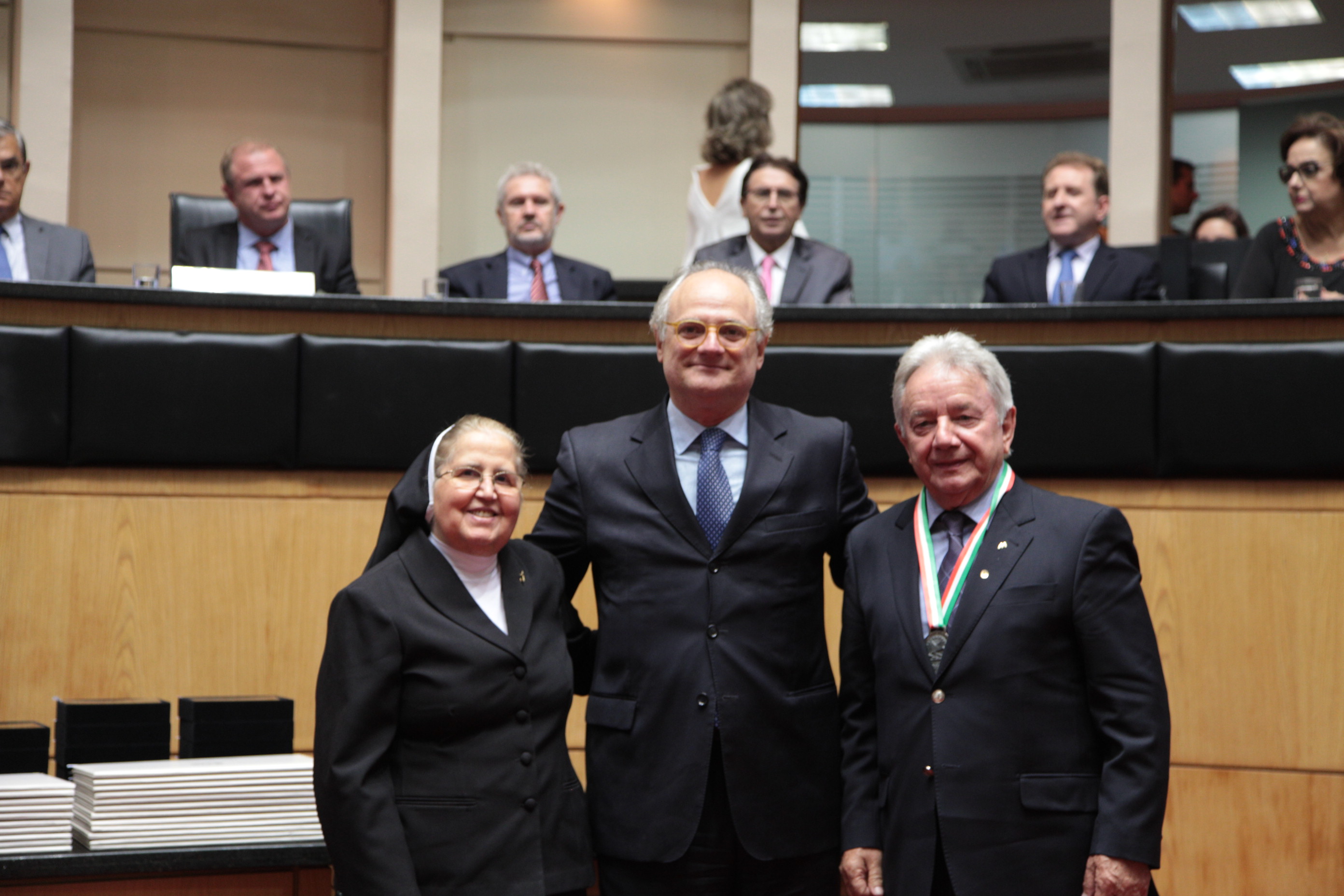Homenageados - Comenda do Legislativo Catarinense.