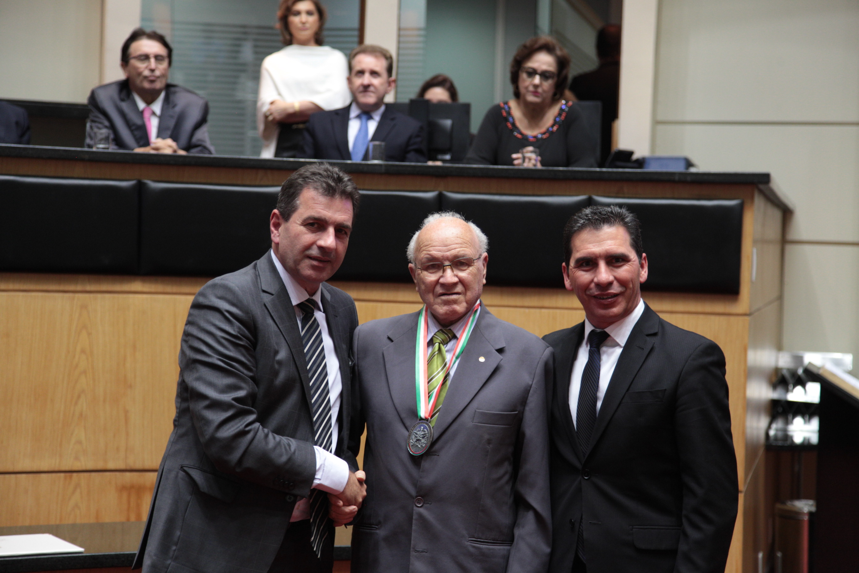 Homenageados - Comenda do Legislativo Catarinense.