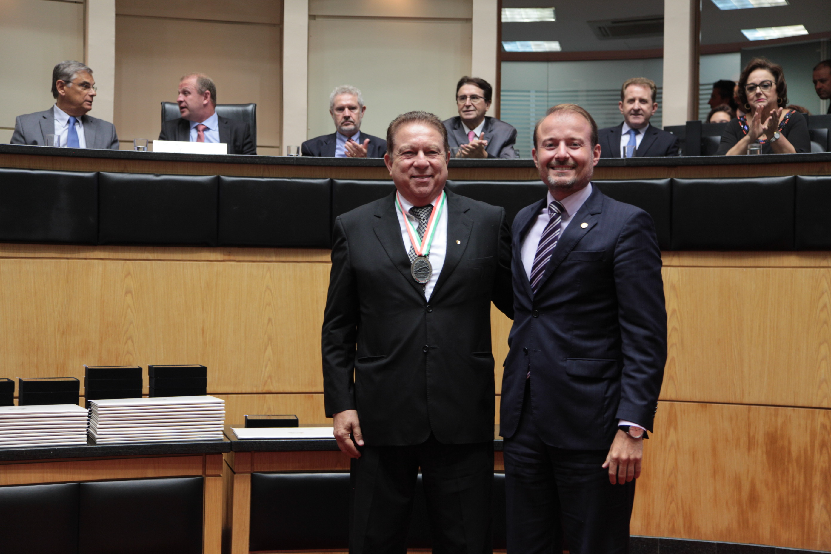 Homenageados - Comenda do Legislativo Catarinense.