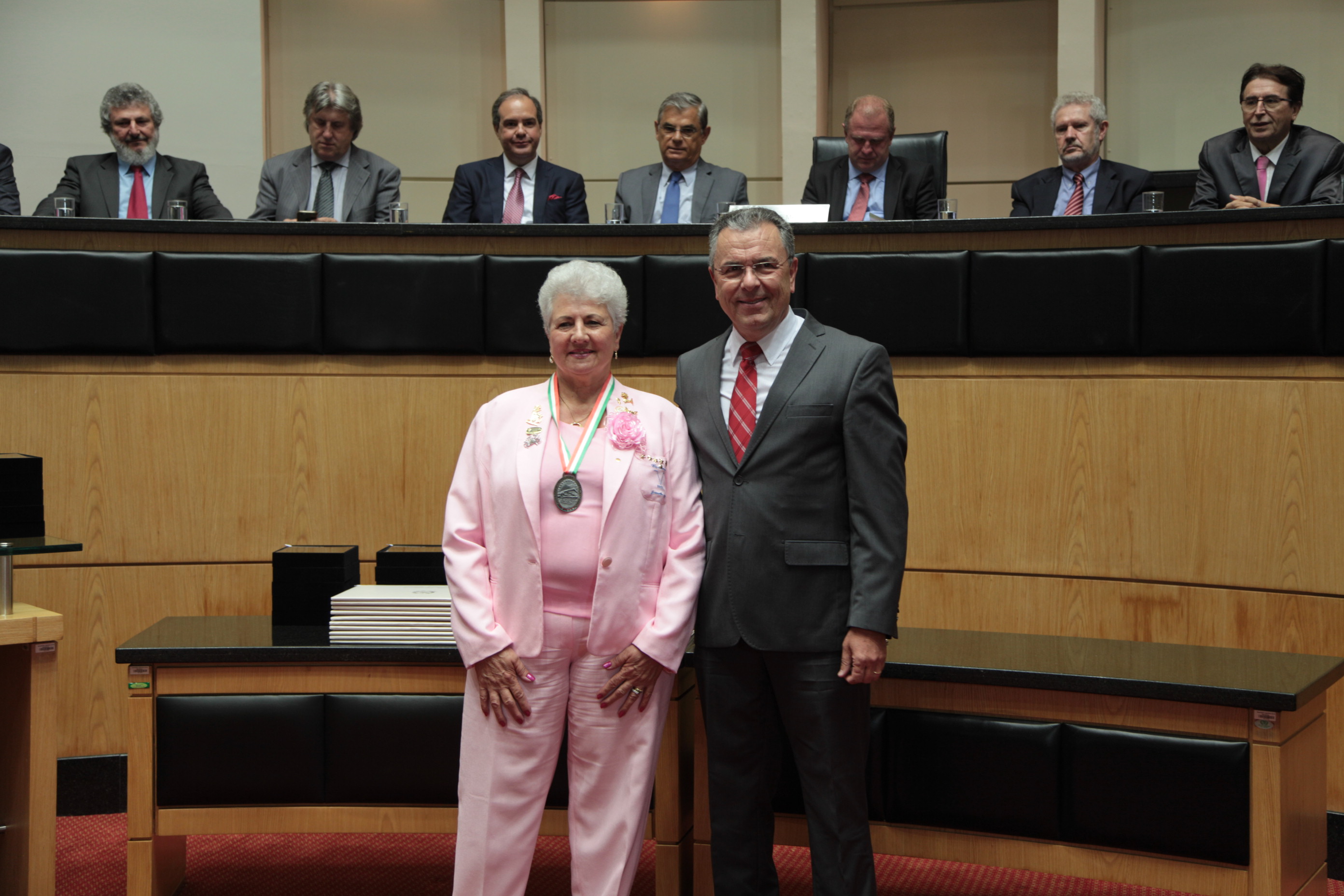 Homenageados - Comenda do Legislativo Catarinense.