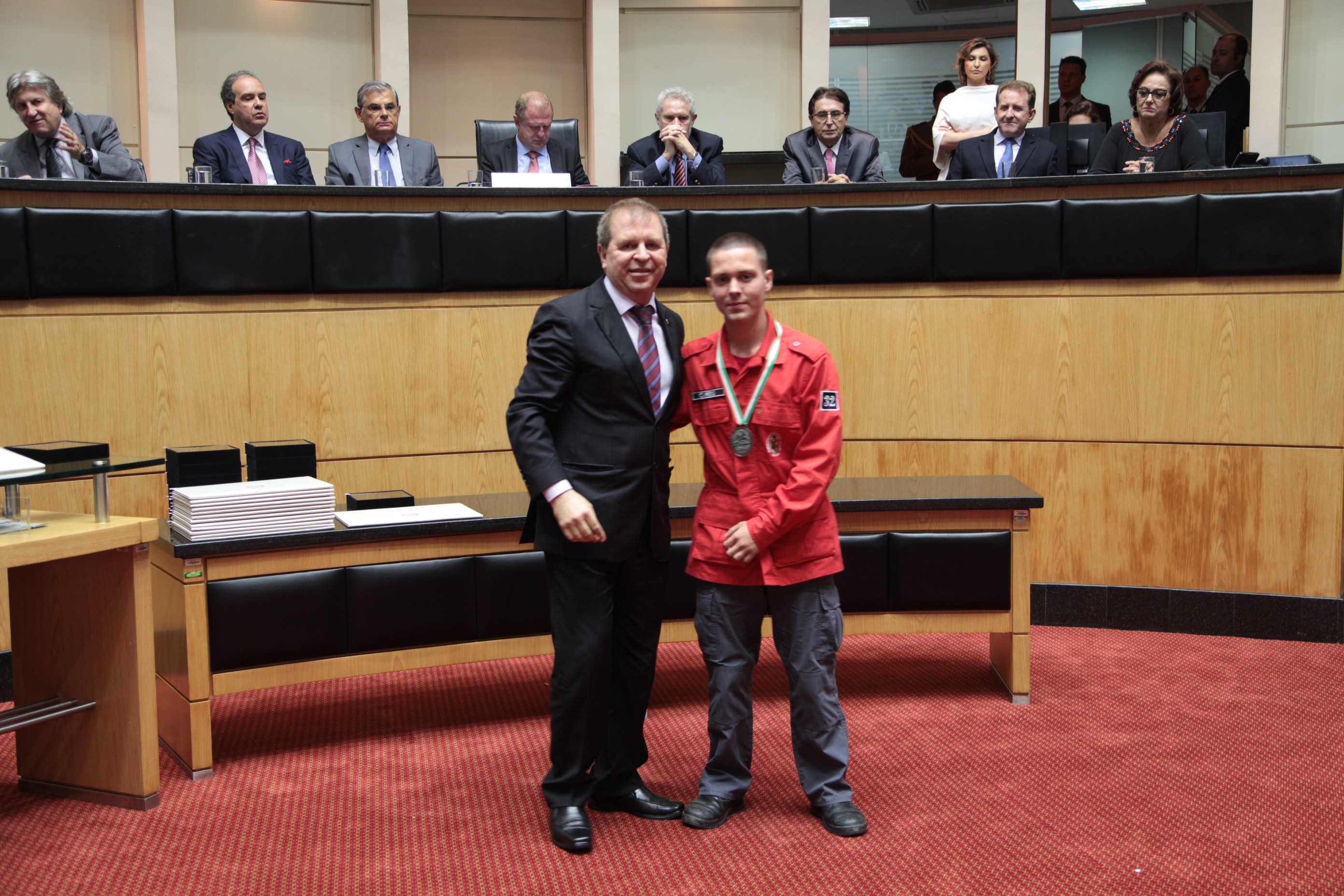 Homenageados - Comenda do Legislativo Catarinense.