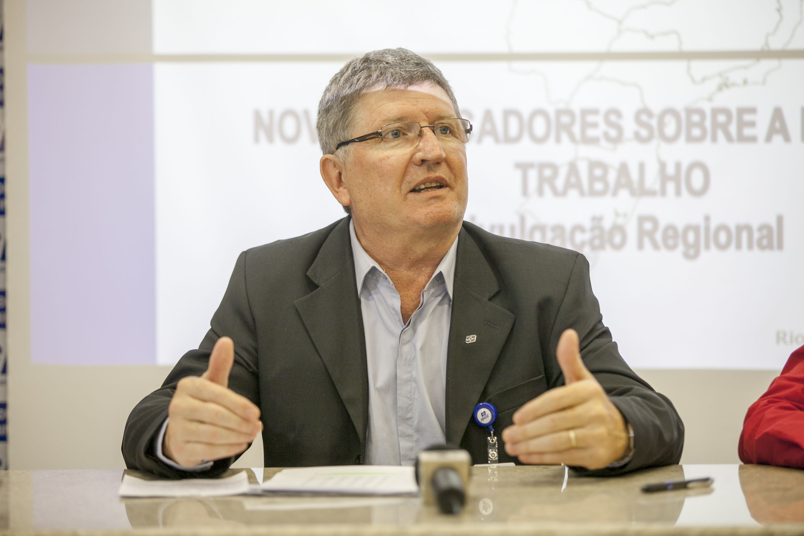 Alceu Vanzella, Chefe da Unidade do IBGE em Santa Catarina - IBGE divulga números do PNAD
