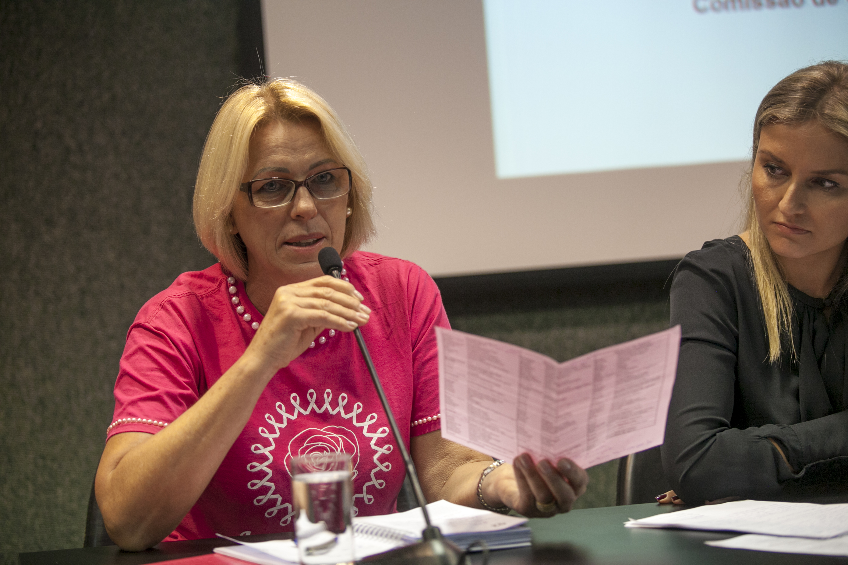 Marinês Matos, presidente da Rede Feminina de Combate ao Câncer de Santa Catarina.