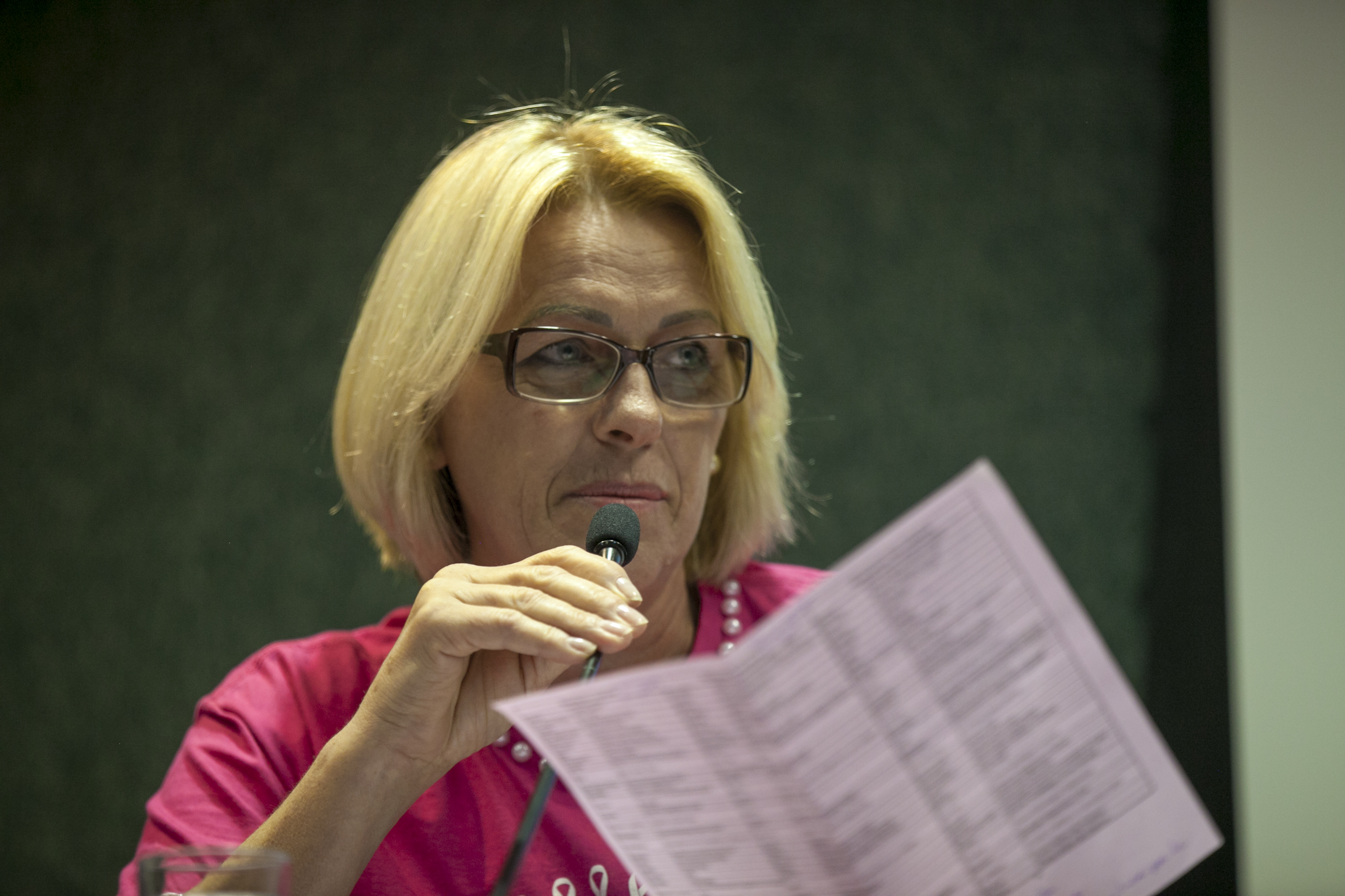 Marinês Matos, presidente da Rede Feminina de Combate ao Câncer de Santa Catarina.