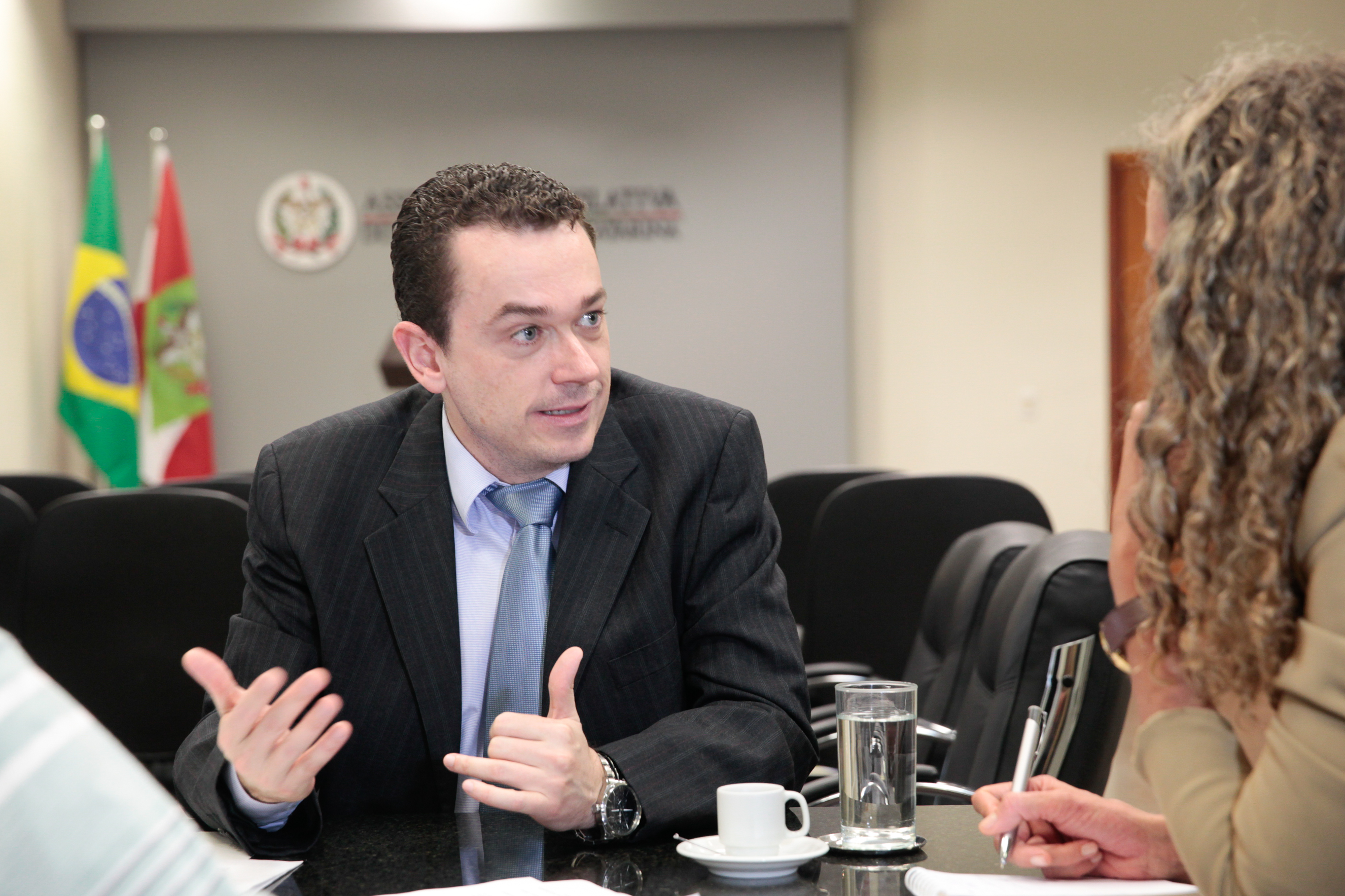 Programa Unindo Forças do MPSC. Promotor Samuel Naspolini.