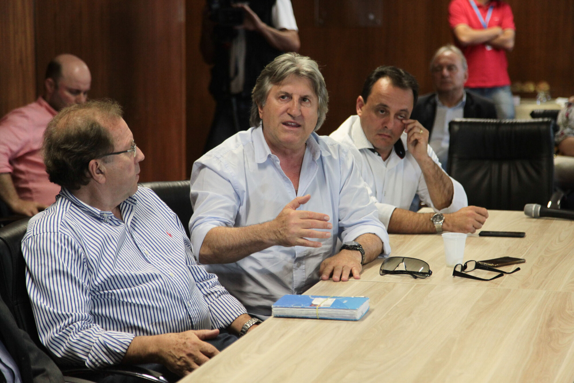 Deputado Leonel Pavan acompanhou a explanação do presidente da Celesc