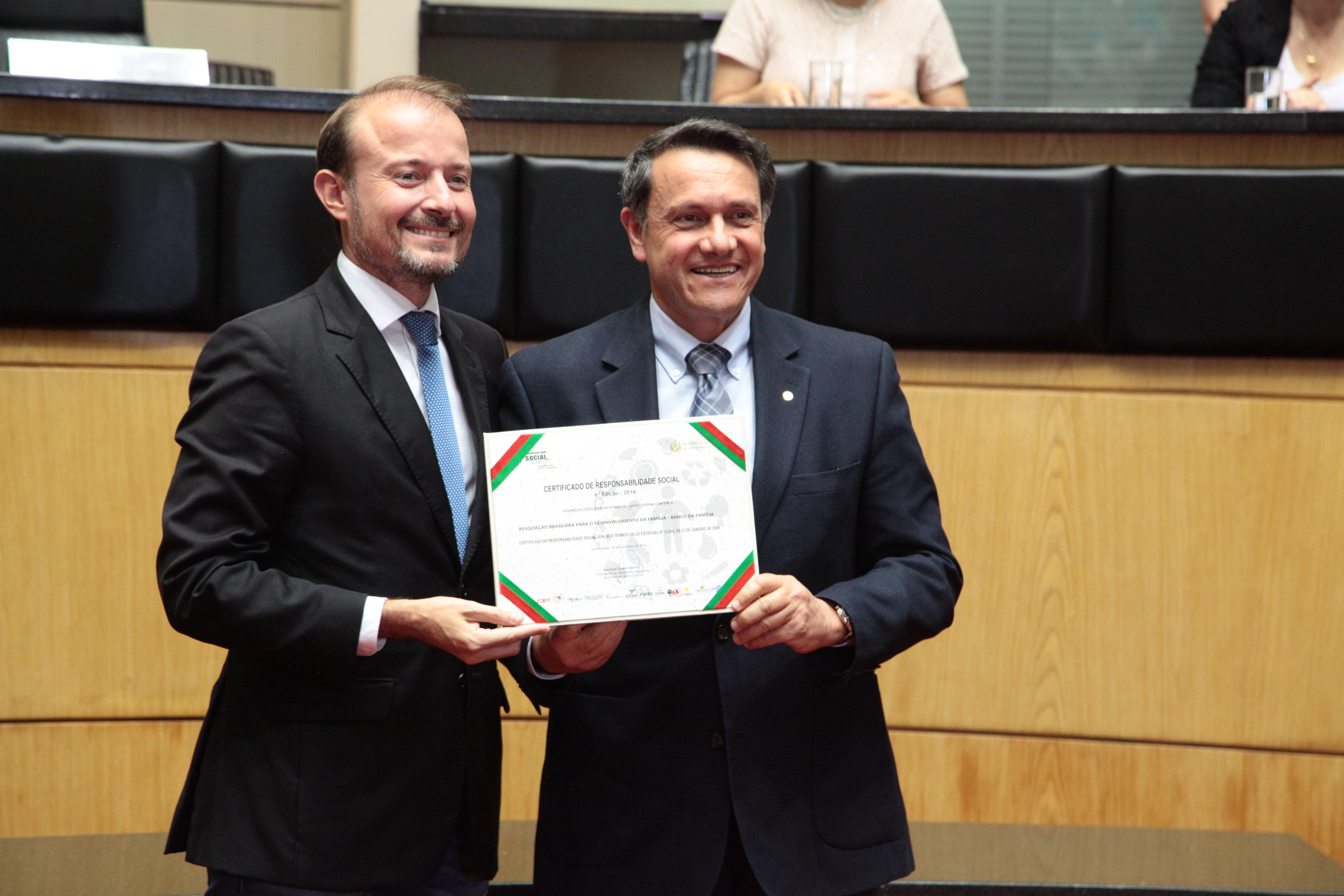 Sessão Especial - Certificação de Responsabilidade Social.