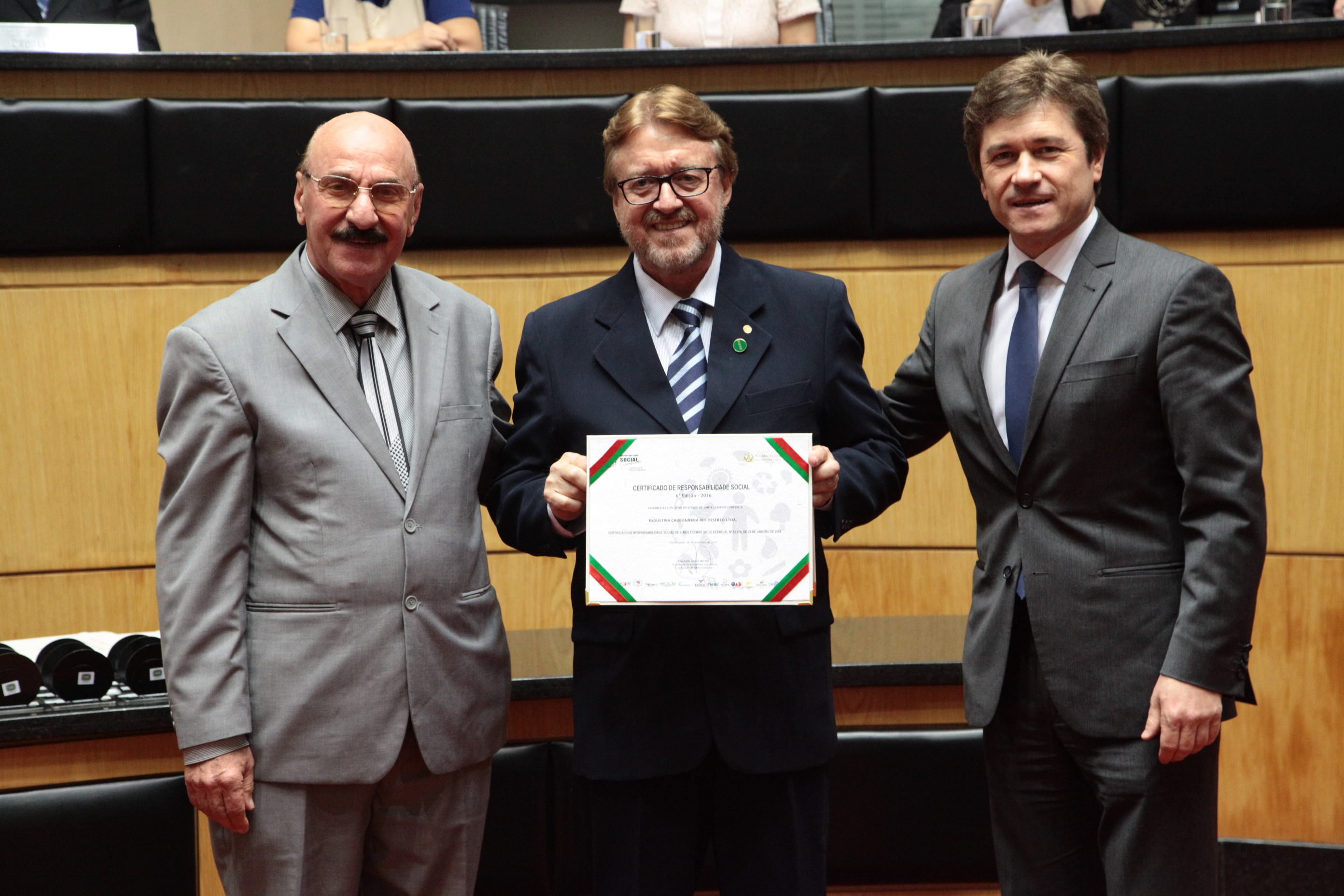 Sessão Especial - Certificação de Responsabilidade Social.