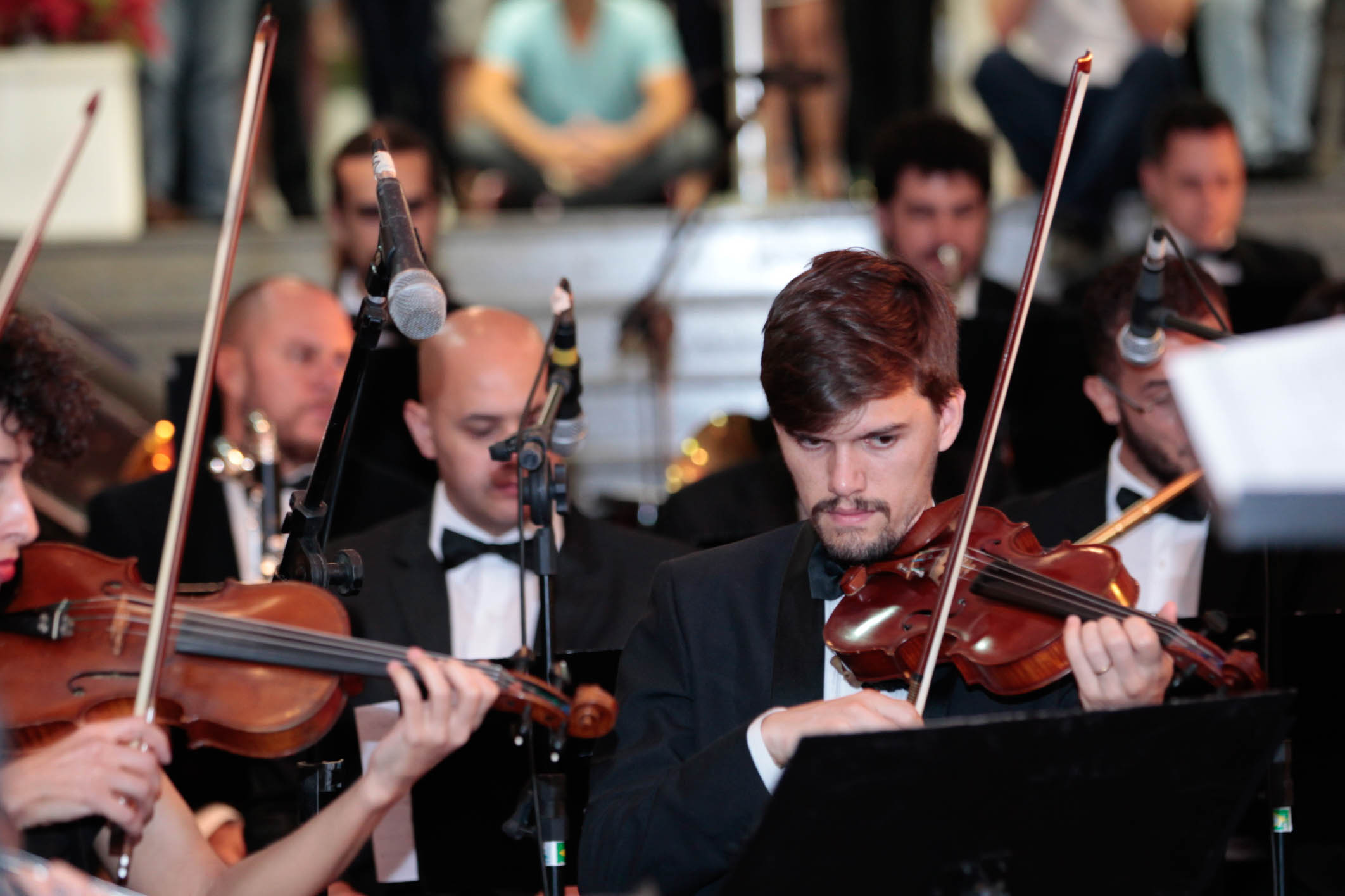 Apresentação da Orquestra Sinfônica de Santa Catarina. Foto: Daniella Coriolano
