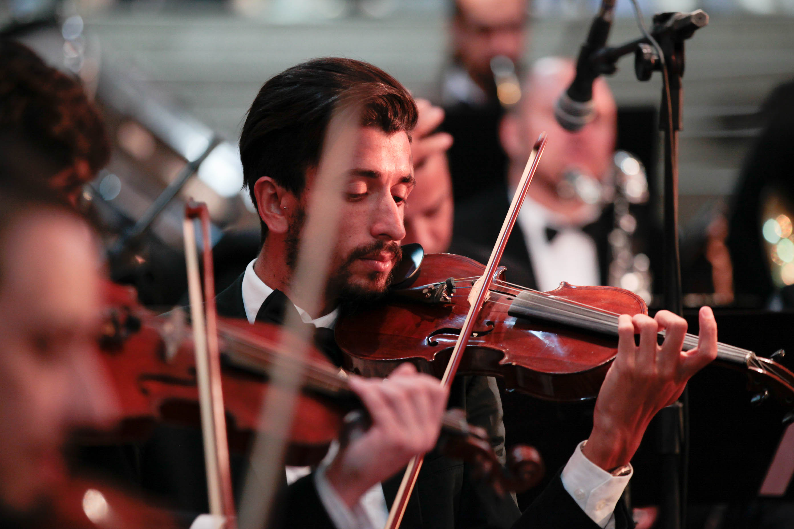 Apresentação da Orquestra Sinfônica de Santa Catarina. Foto: Daniella Coriolano