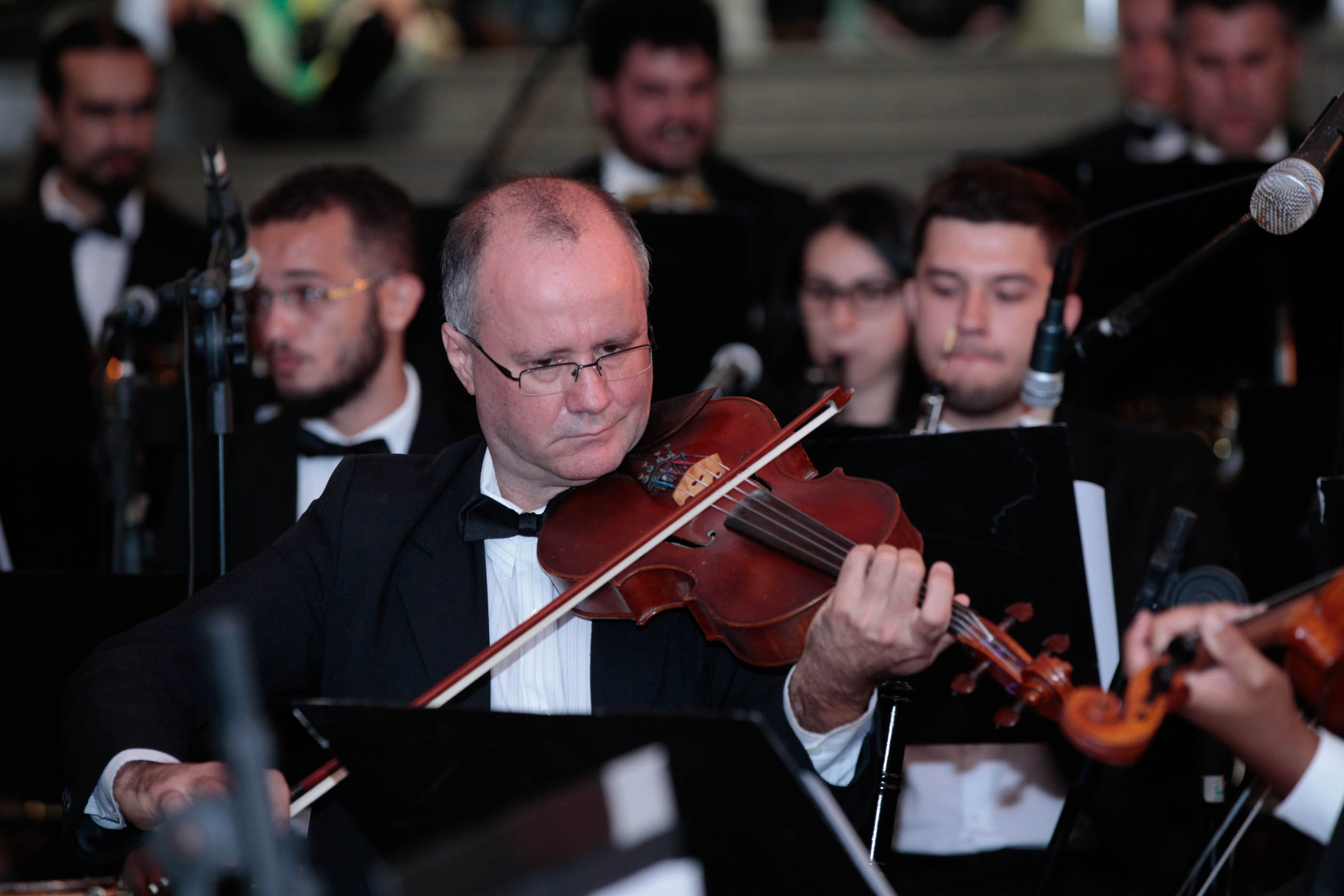 Apresentação da Orquestra Sinfônica de Santa Catarina. Foto: Daniella Coriolano