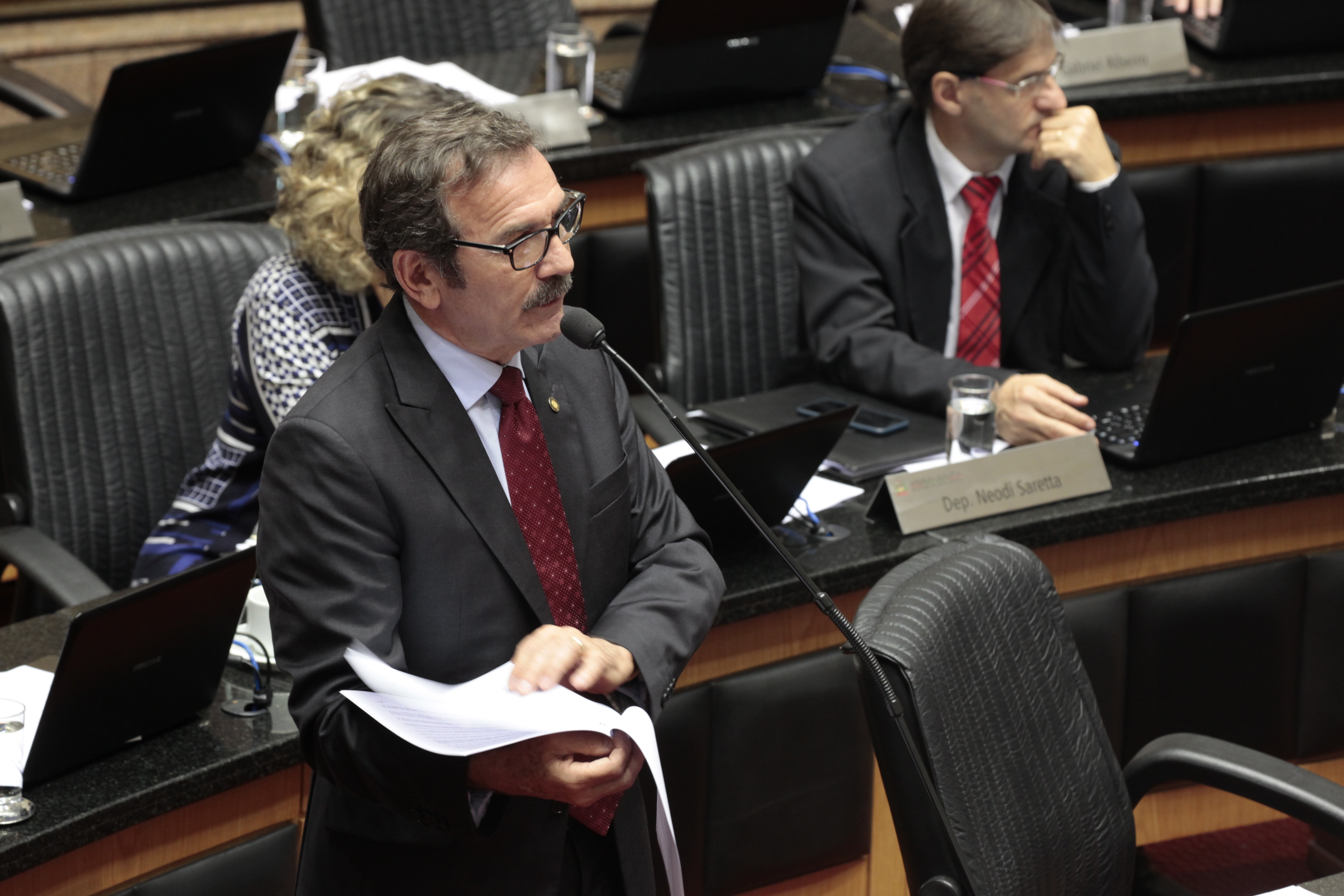 Sessão Ordinária. Deputado Serafim Venzon (PSDB)  Foto: Daniella Coriolano
