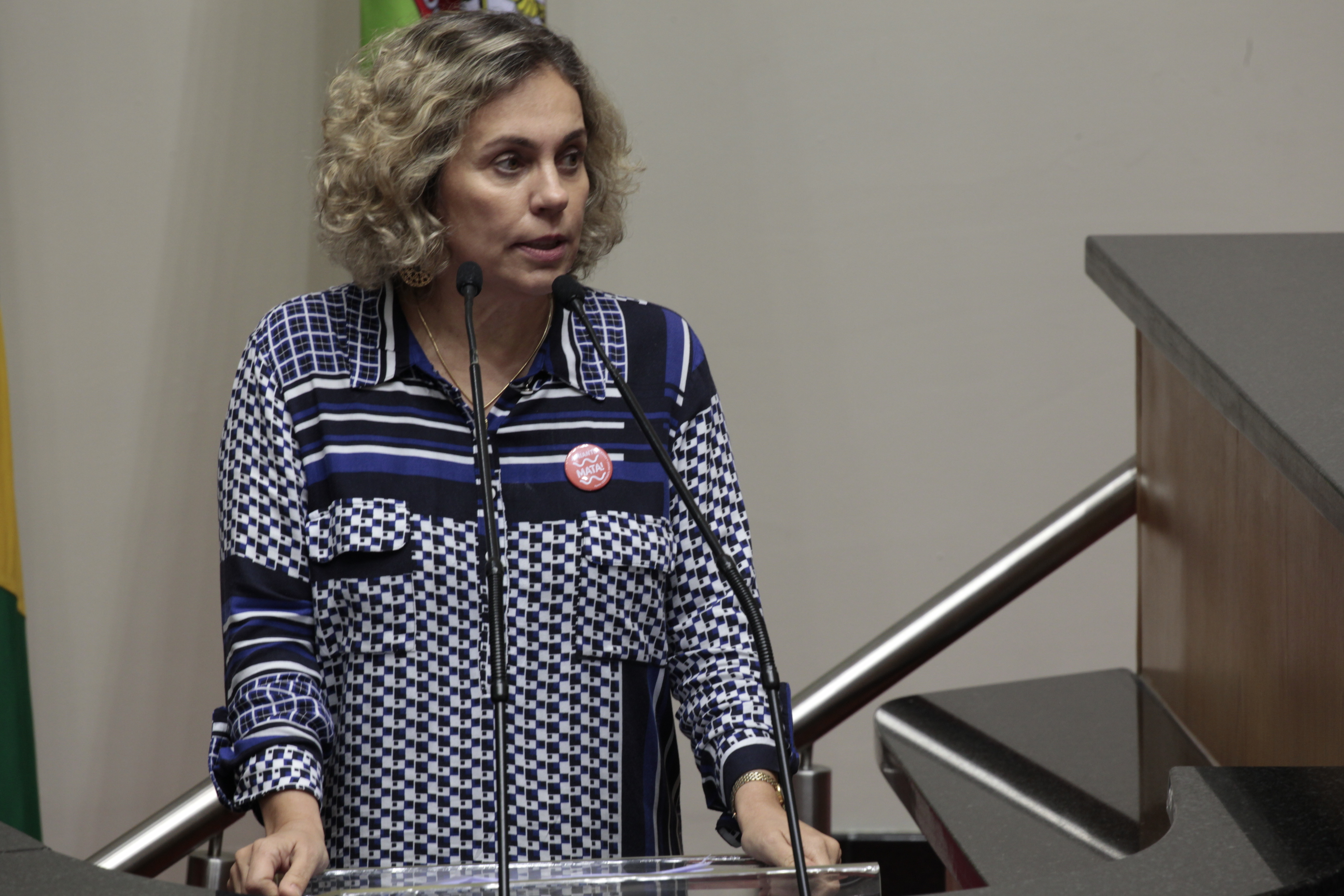 Sessão Ordinária.  Deputada Ana Paula Lima (PT). Foto: Daniella Coriolano
