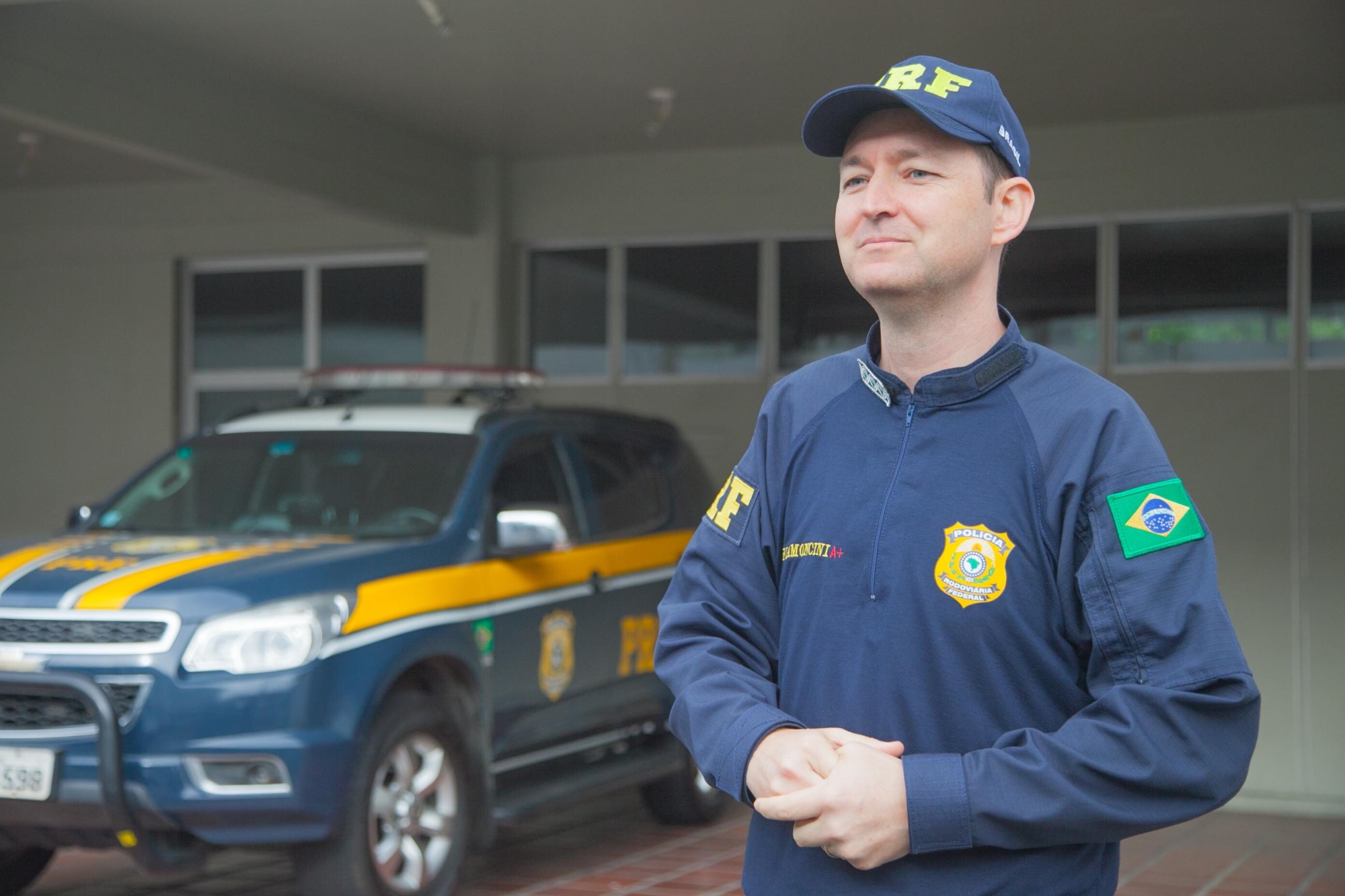 Adriano Fiamoncini, chefe de Comunicação Social da PRF/SC.