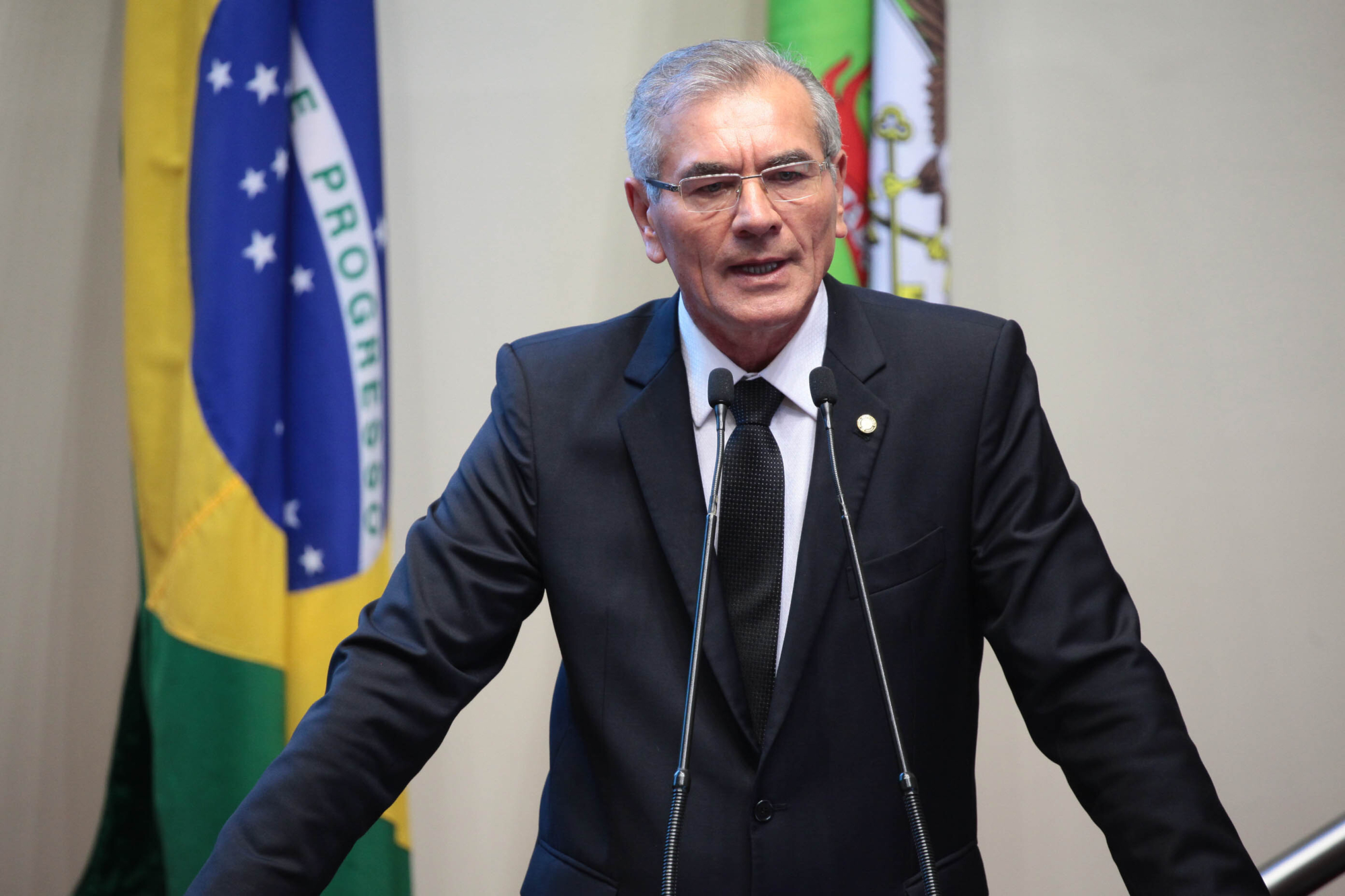 Deputado Silvio Dreveck (PP) faz 1º discurso como presidente da Assembleia