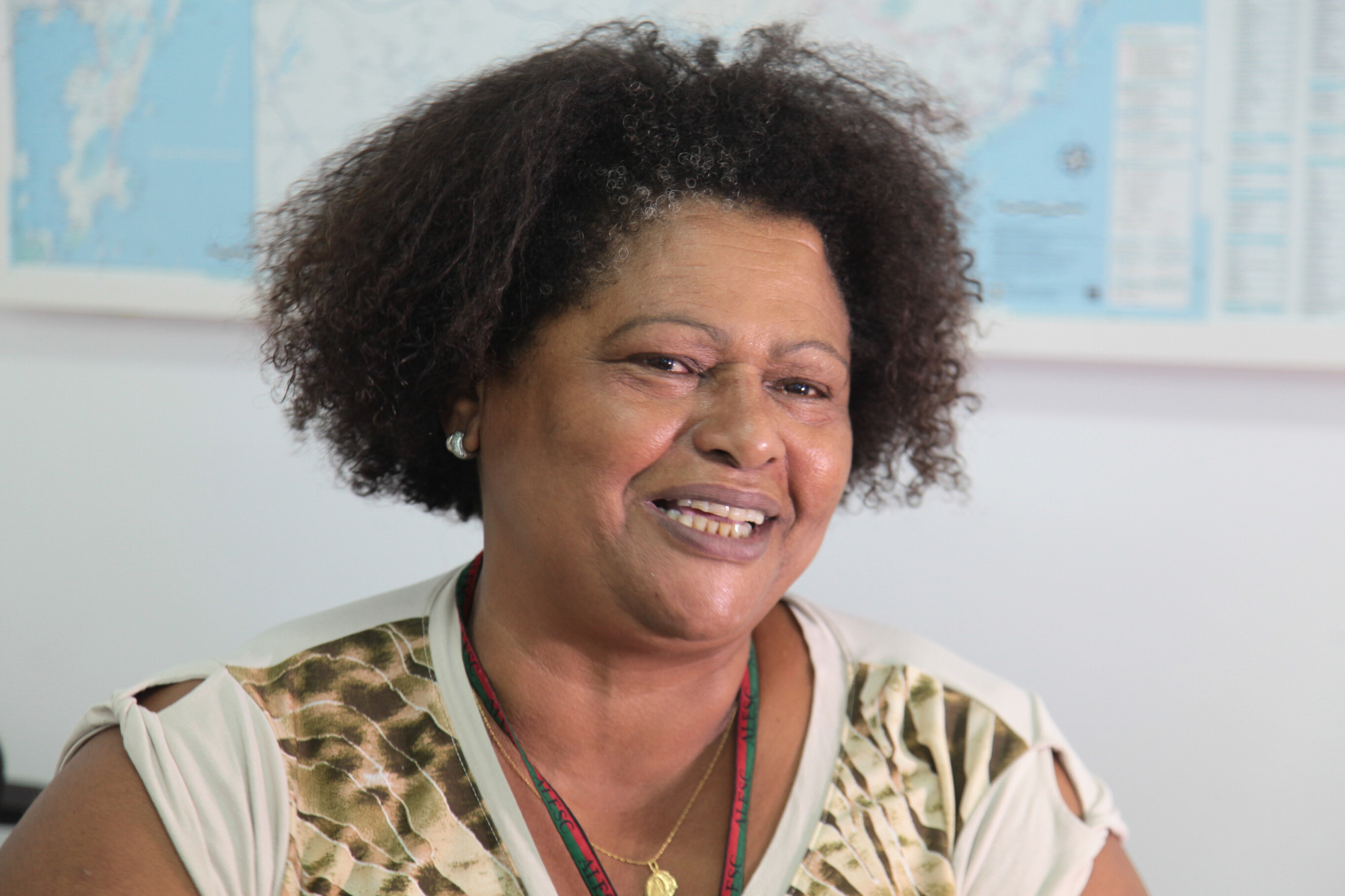 Vera Fermiano, presidente da Casa da Mulher Catarina