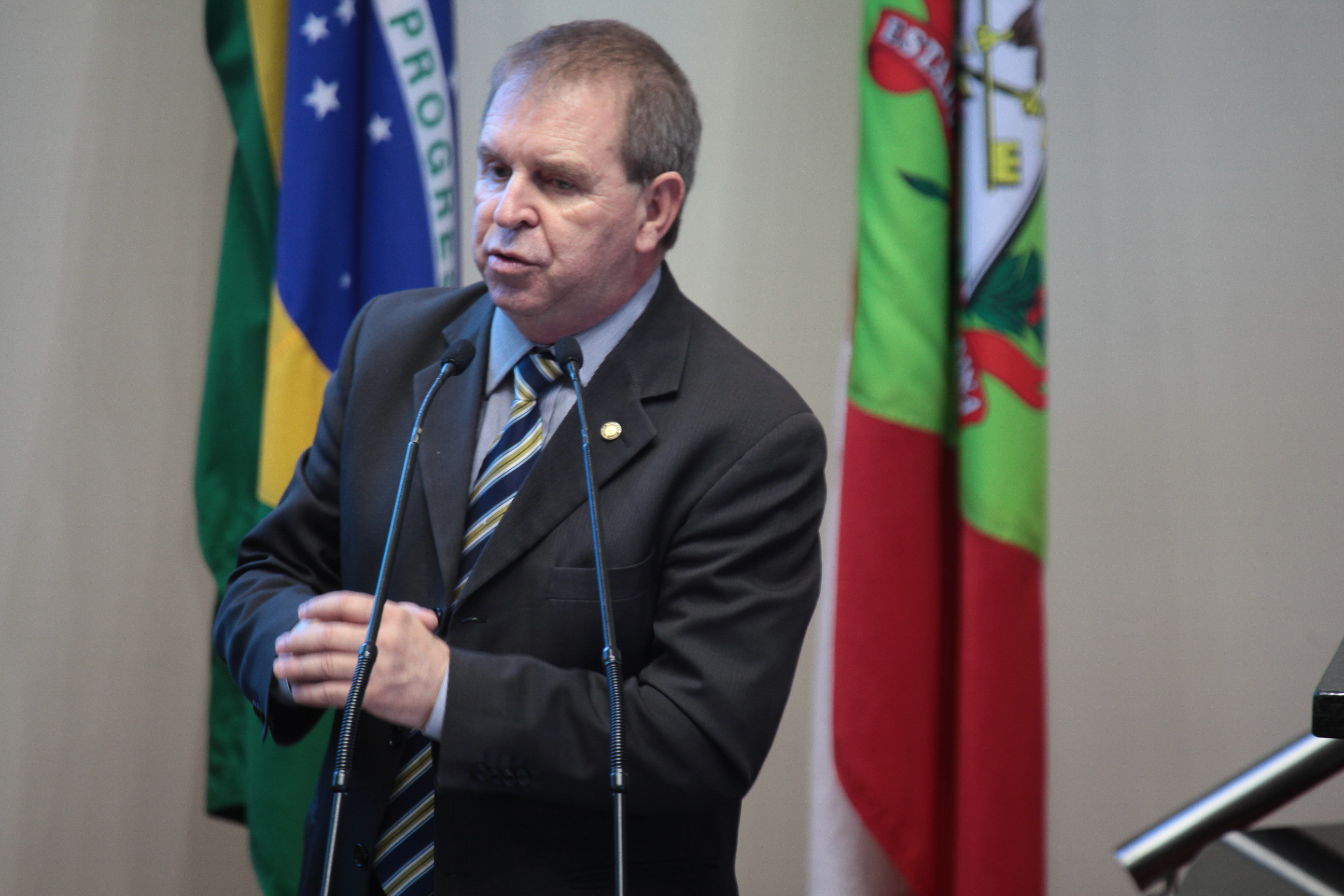 Sessão ordinária. Deputado Maurício Eskudlark (PR). Foto: Miriam Zomer/Agência A