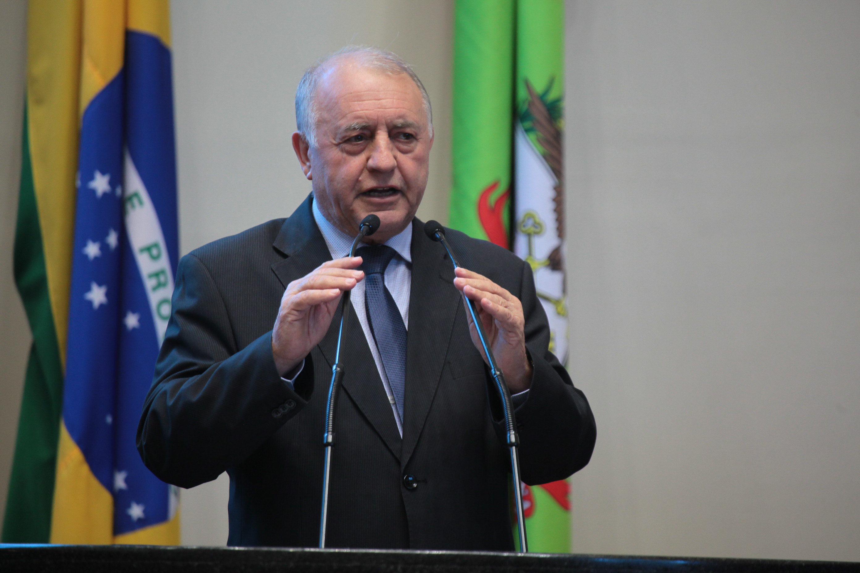 Sessão ordinária. Deputado Natalino Lazare (PR). Foto: Miriam Zomer/Agência AL