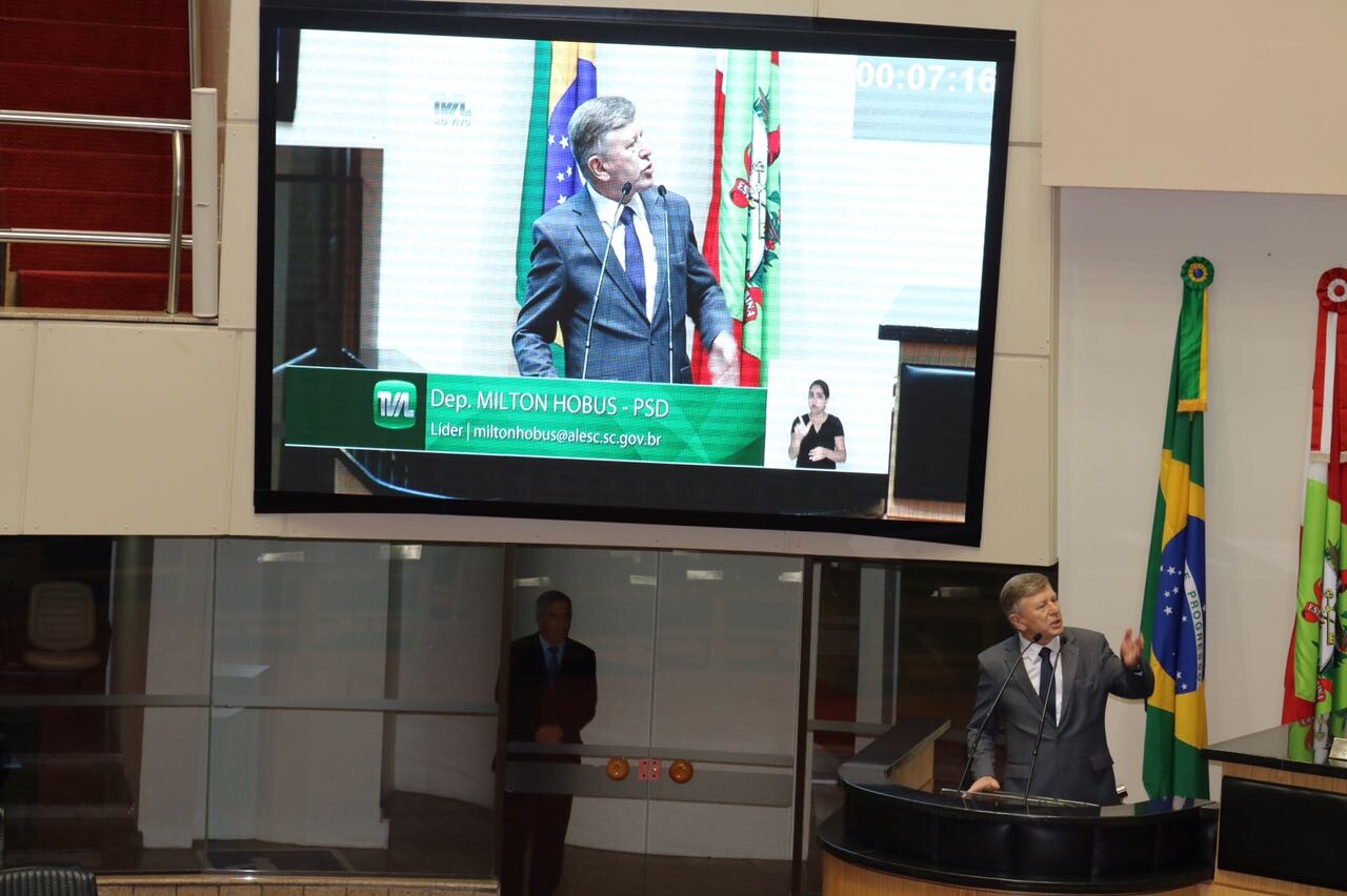 Deputado Milton Hobus Foto: Paulo Cesar Santos/Divulgação