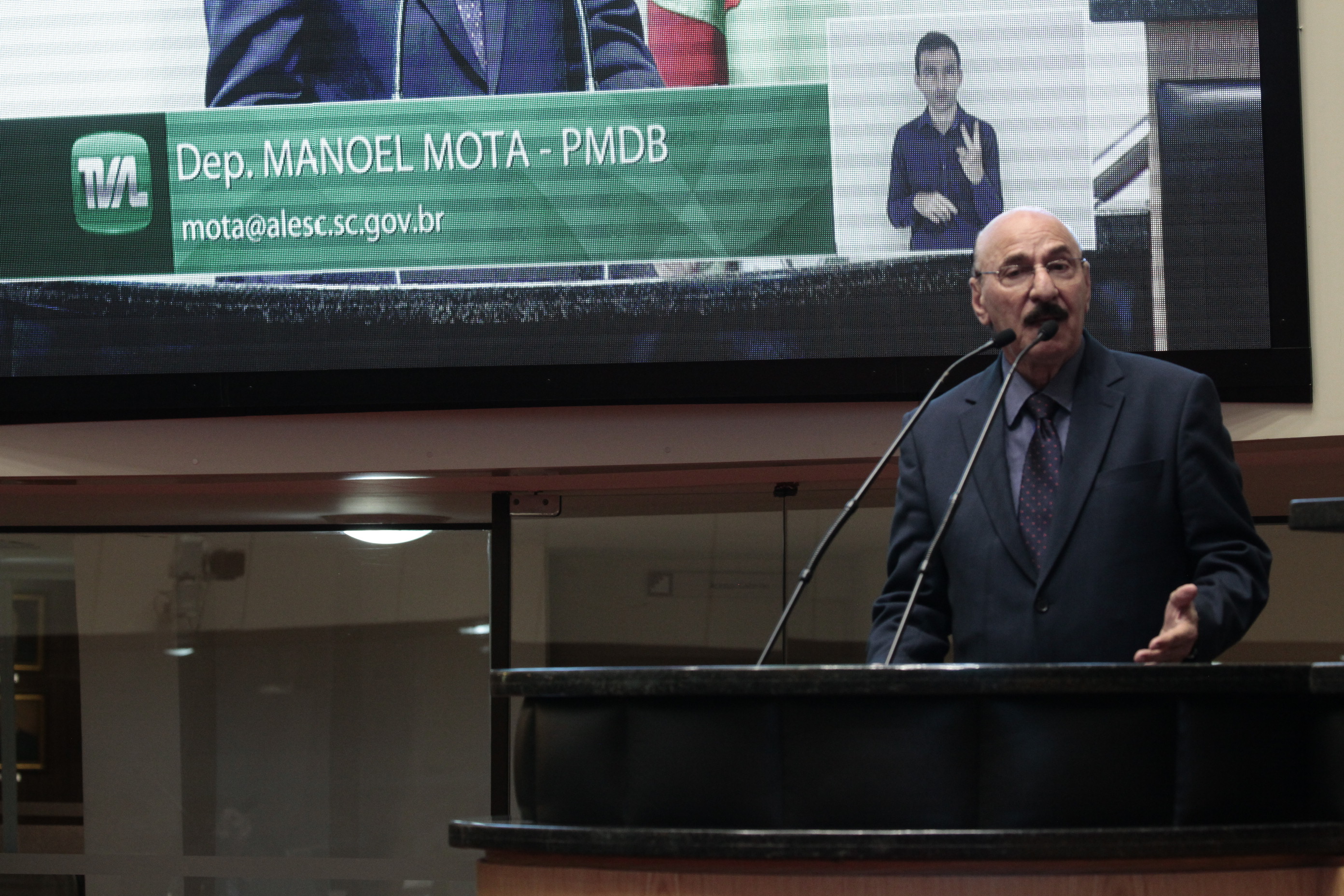 Deputado Manoel Mota (PMDB). Sessão Ordinária.