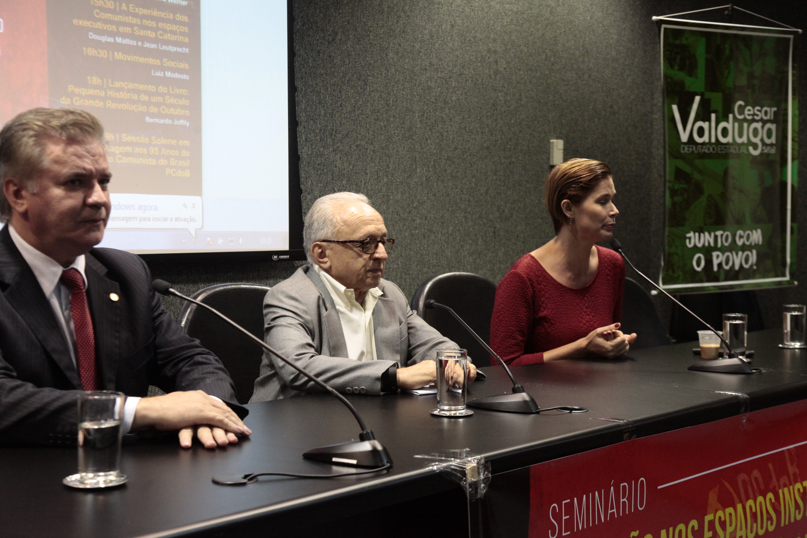 Seminário Institucional Promovido pelo Gabinete Deputado Cesar Valduga (PCdoB).