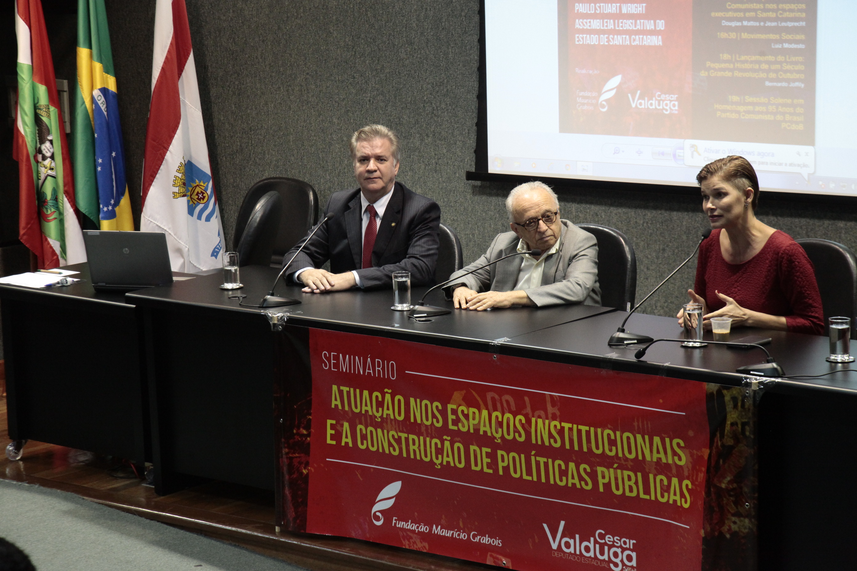 Seminário Institucional Promovido pelo Gabinete Deputado Cesar Valduga (PCdoB).