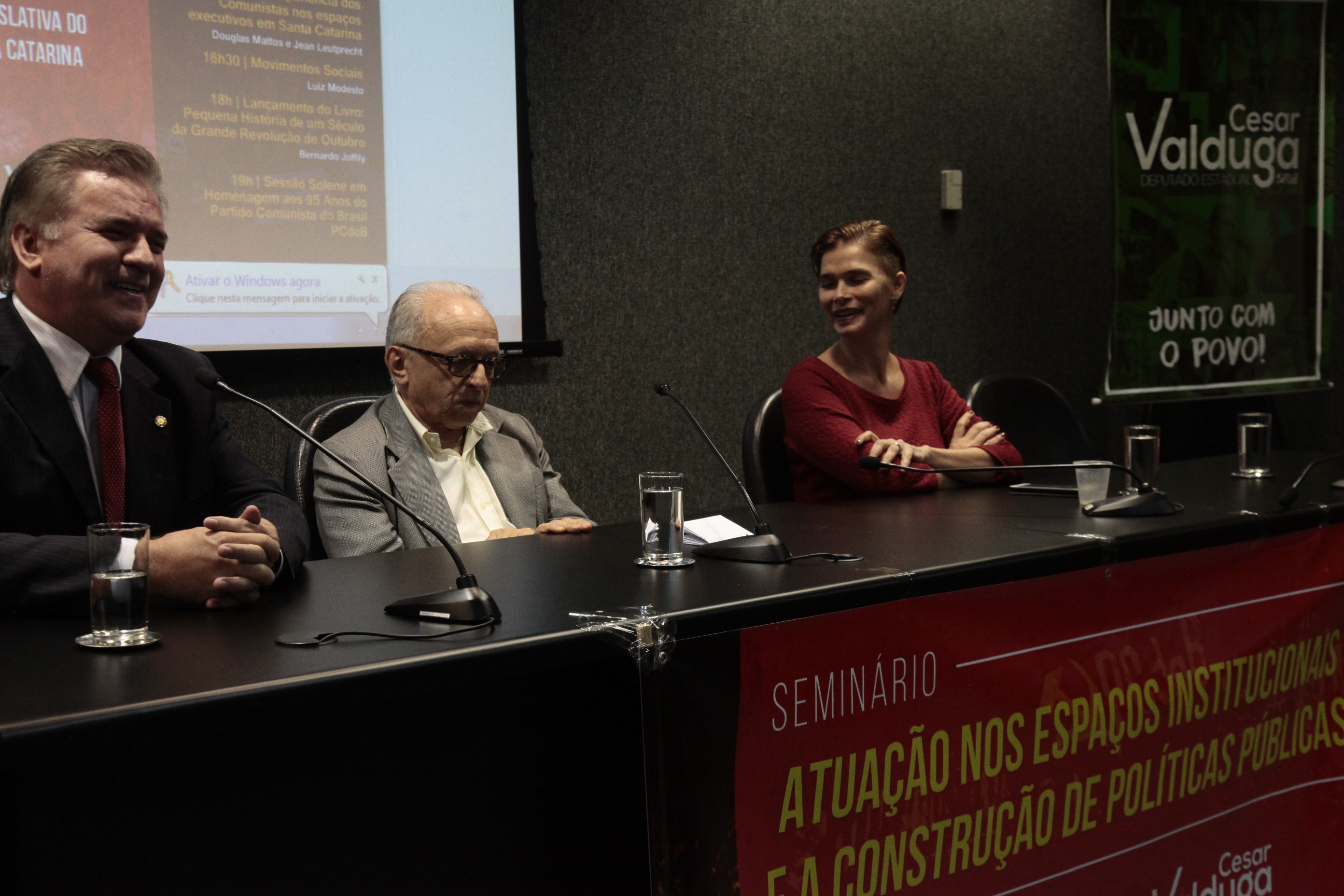 Seminário Institucional Promovido pelo Gabinete Deputado Cesar Valduga (PCdoB).