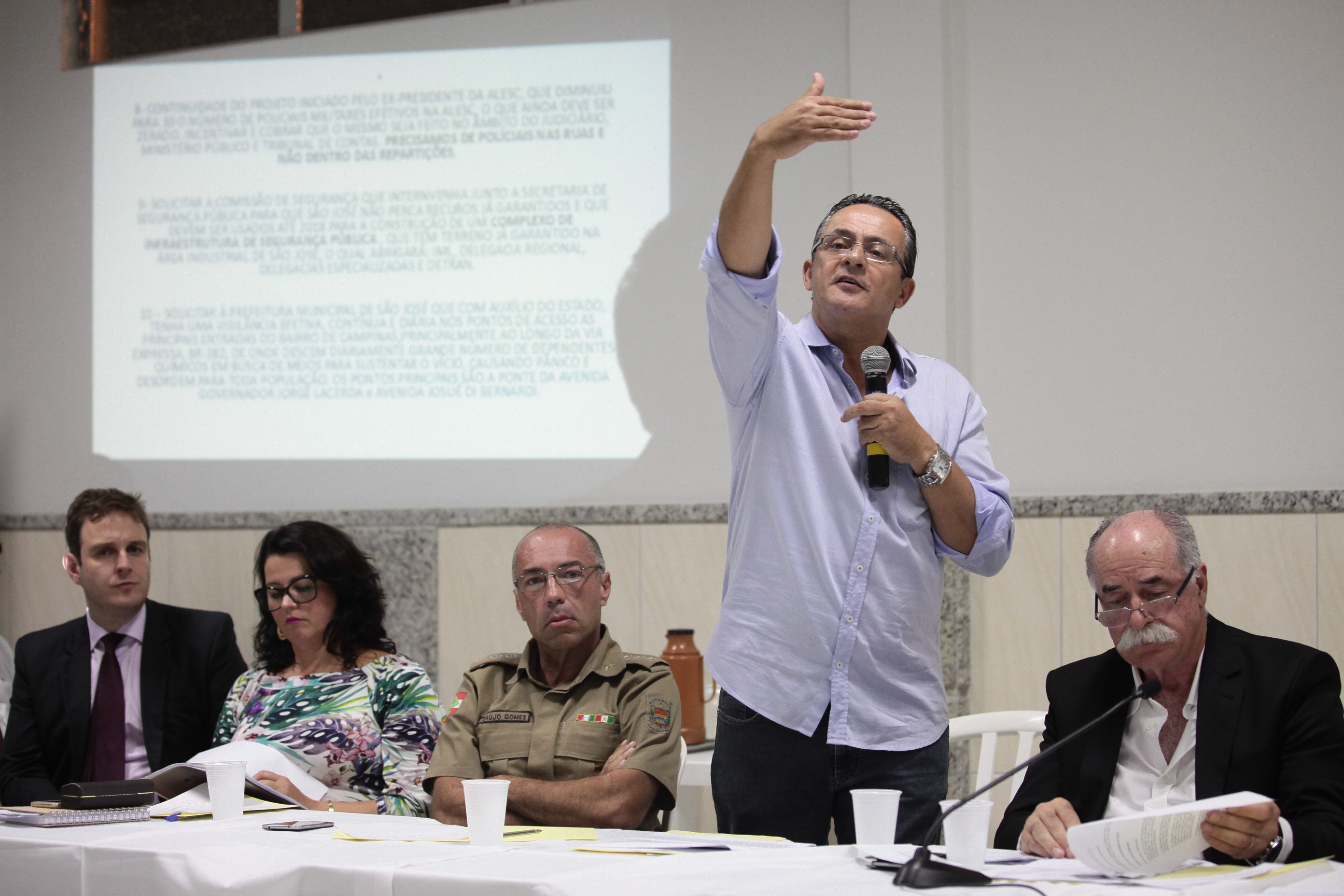 Audiência Pública - Segurança Pública em São José.