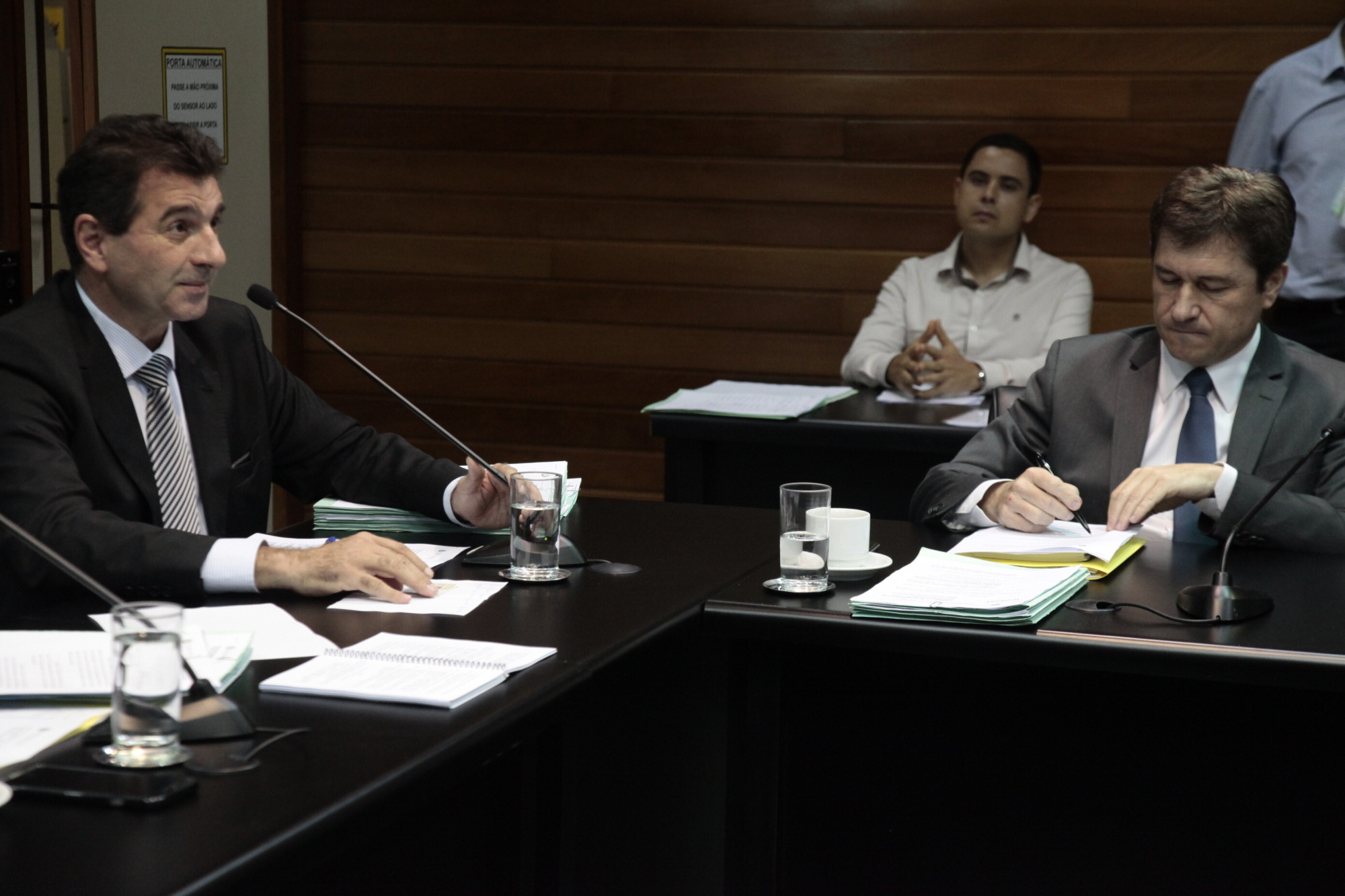 Deputados Valdir Cobalchini e José Nei Ascari