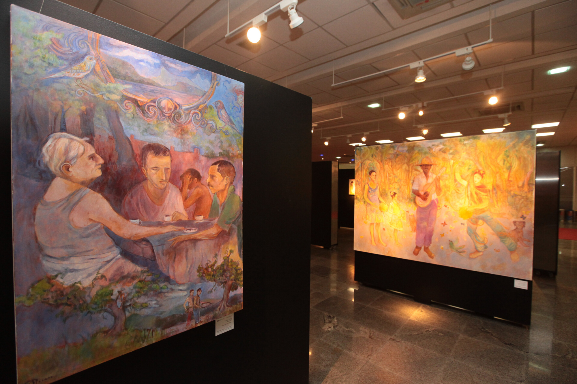 Assembleia recebe exposição de quadros do pintor Daniel Piras