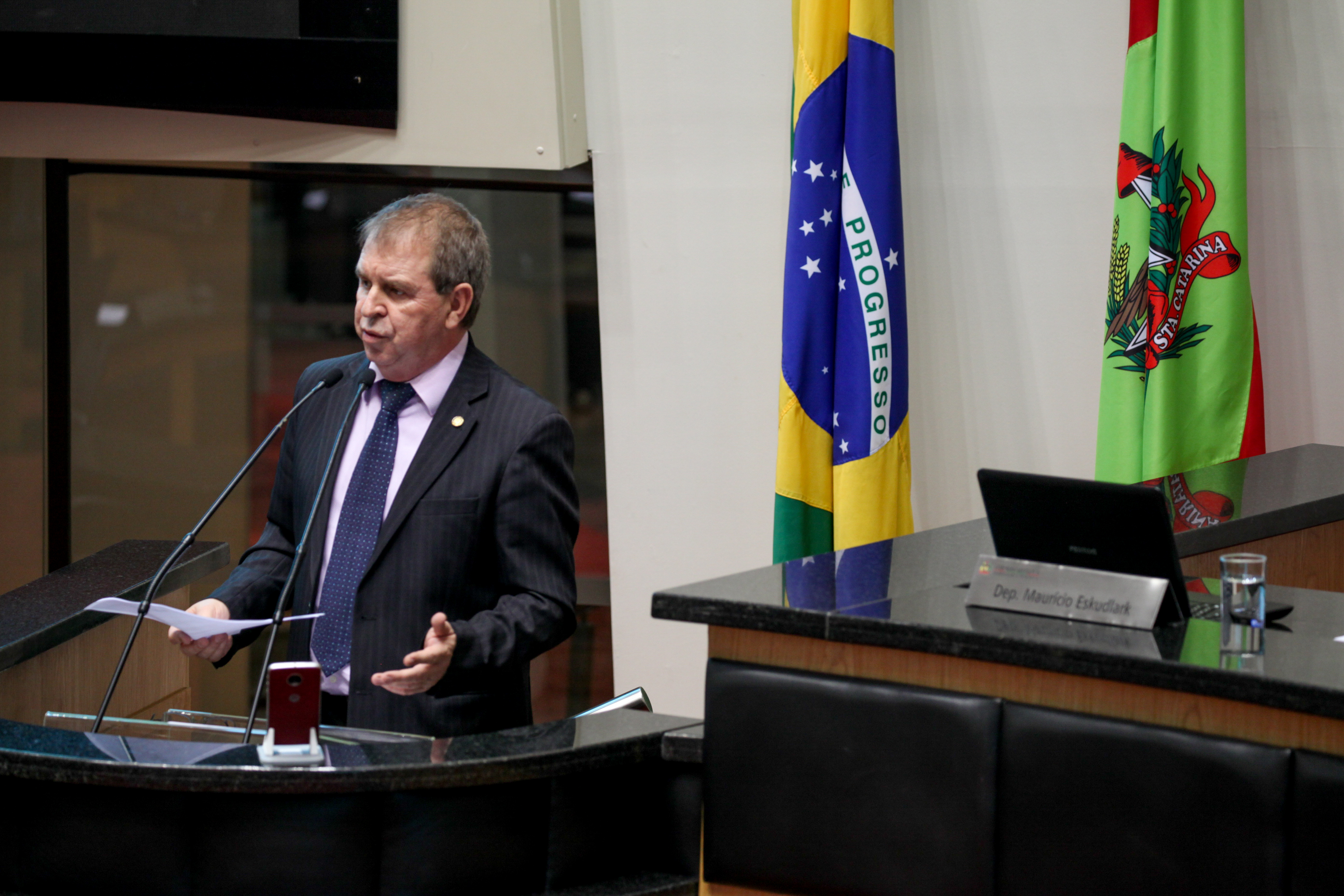 Sessão Ordinária. Deputado Maurício Eskudlark (PR). Foto: Karina Ferreira