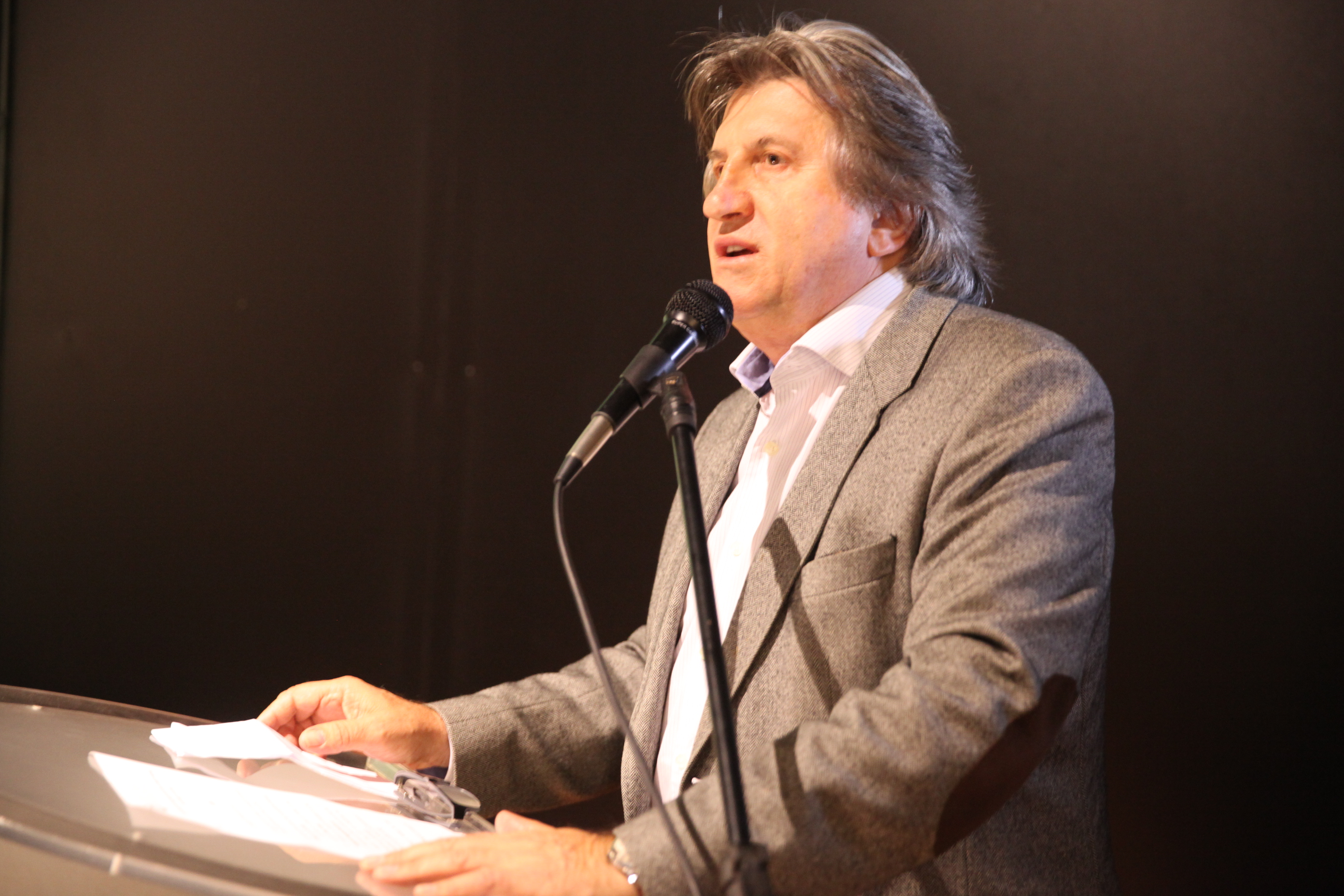 Solenidade de Lançamento Edital Elisabete Anderle.  Leonel Pavan, secretário de Turismo, Cultura e Esporte.