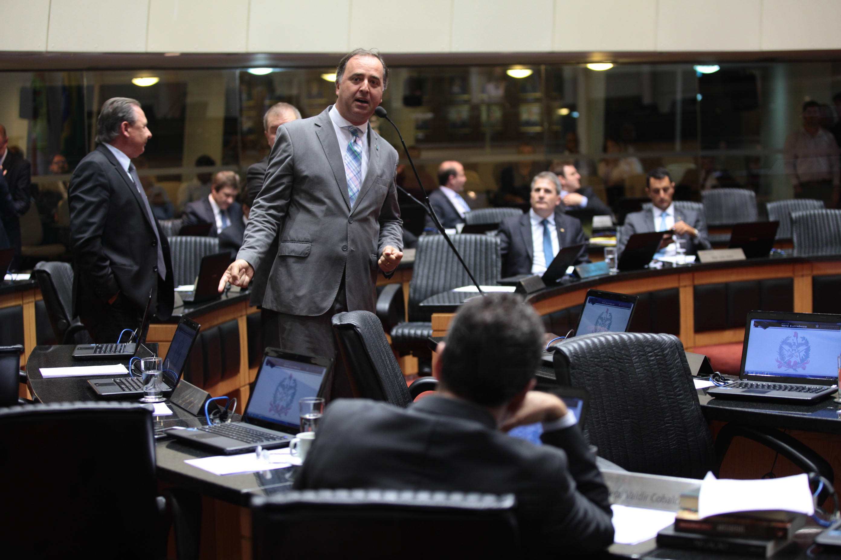 Sessão Ordinária da Assembleia Legislativa do Estado de Santa Catarina. Foto: Miriam Zomer.
