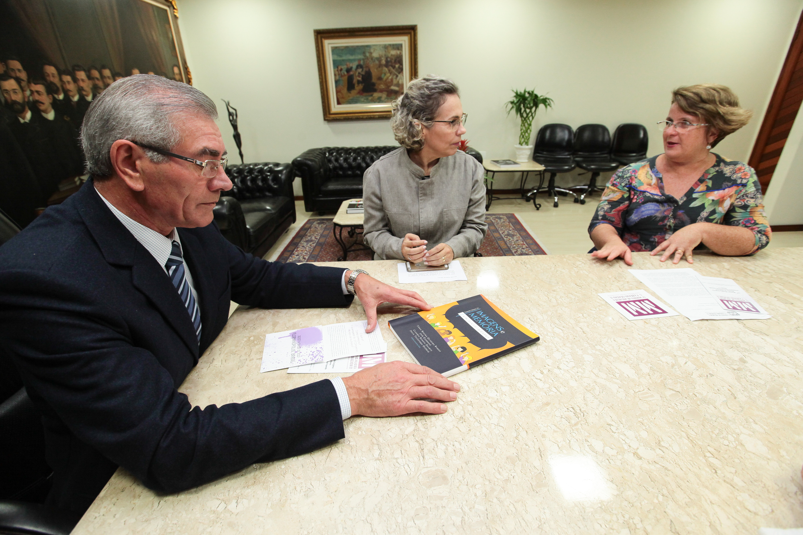 Presidente da Alesc recebe organizadoras do Women’s Worlds Congress - 13º Congresso Mundos de Mulheres.