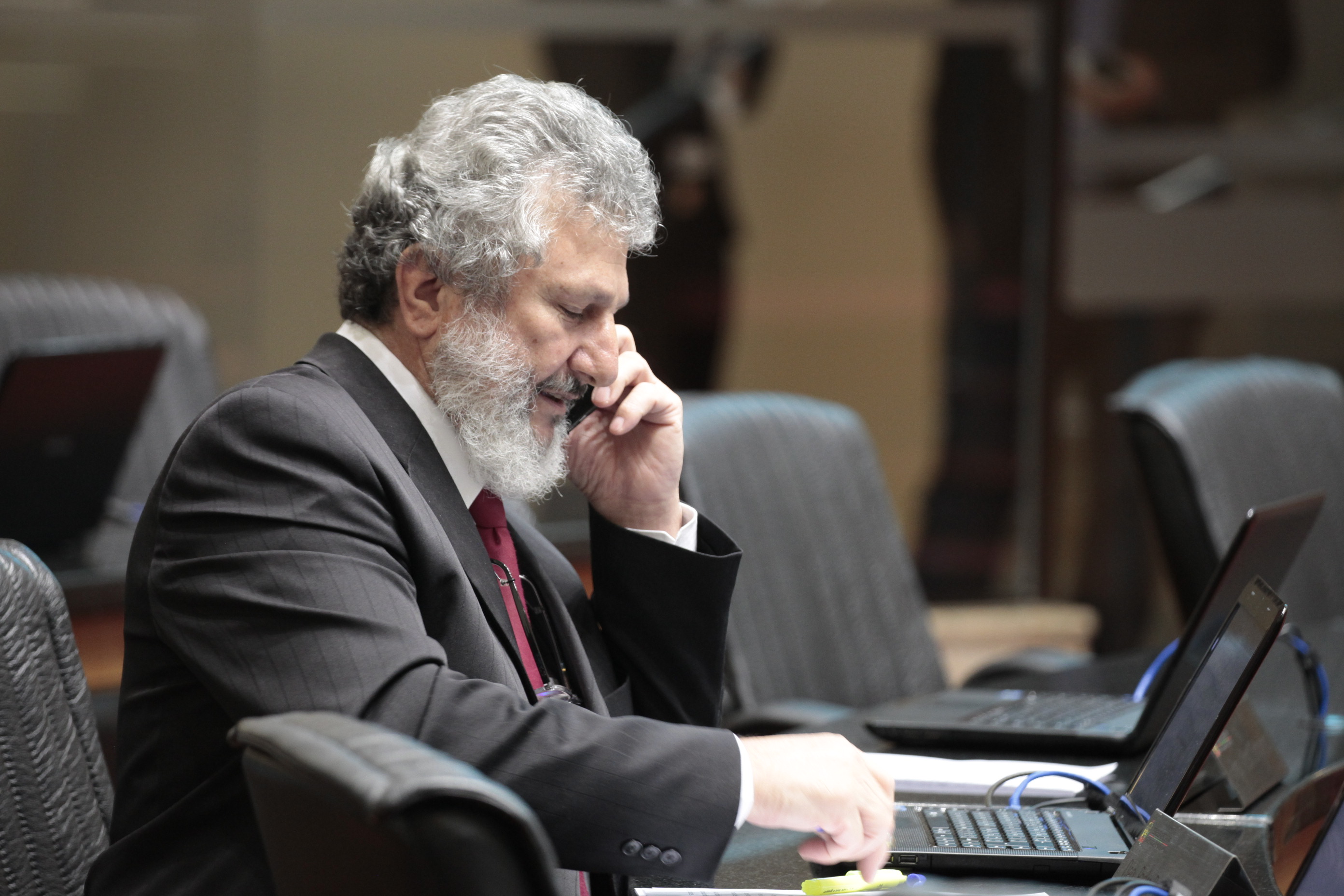 Sessão Ordinária. Deputado Padre Pedro Baldissera (PT)  - Foto: Miriam Zomer
