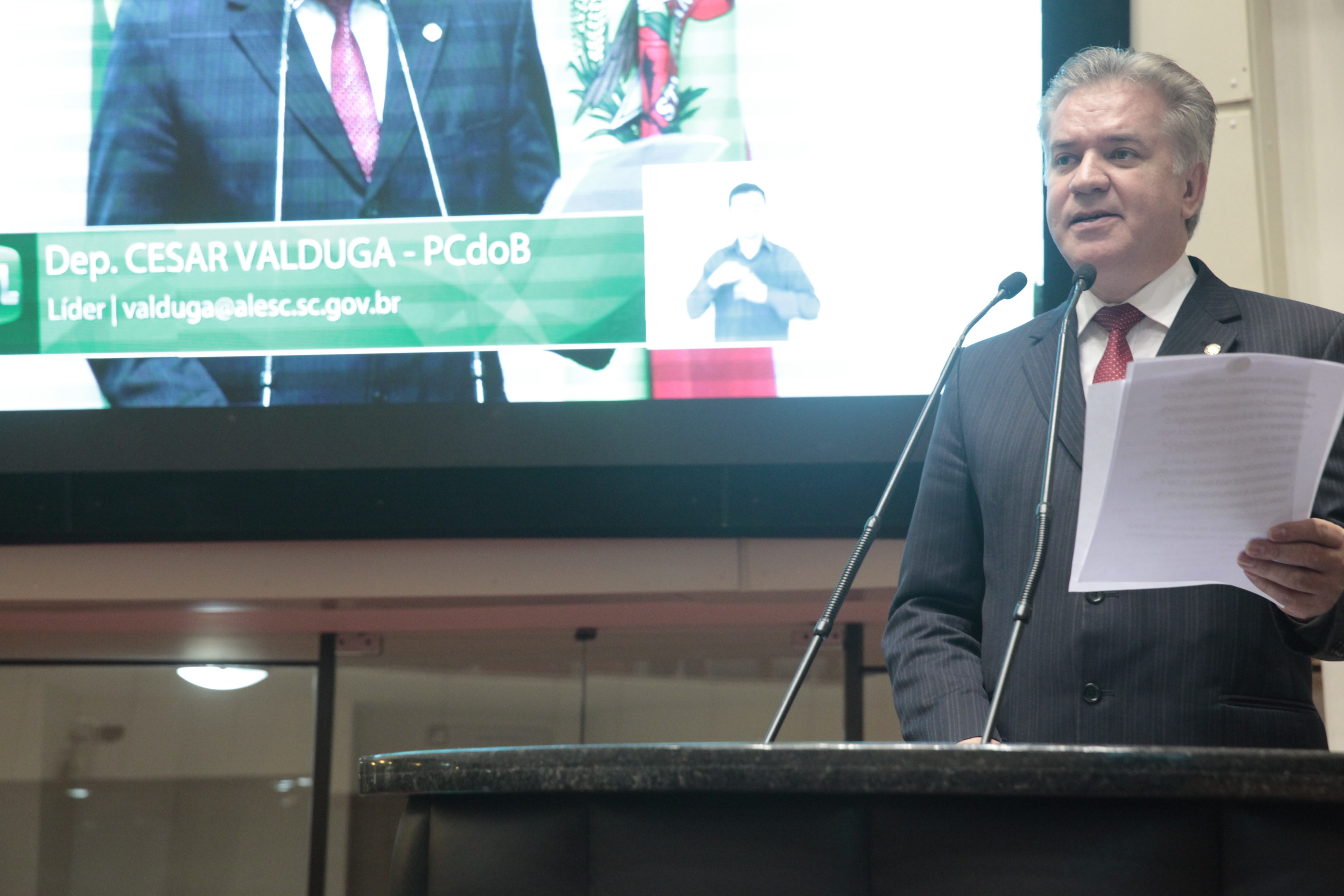 Deputado César Valduga (PCdoB)