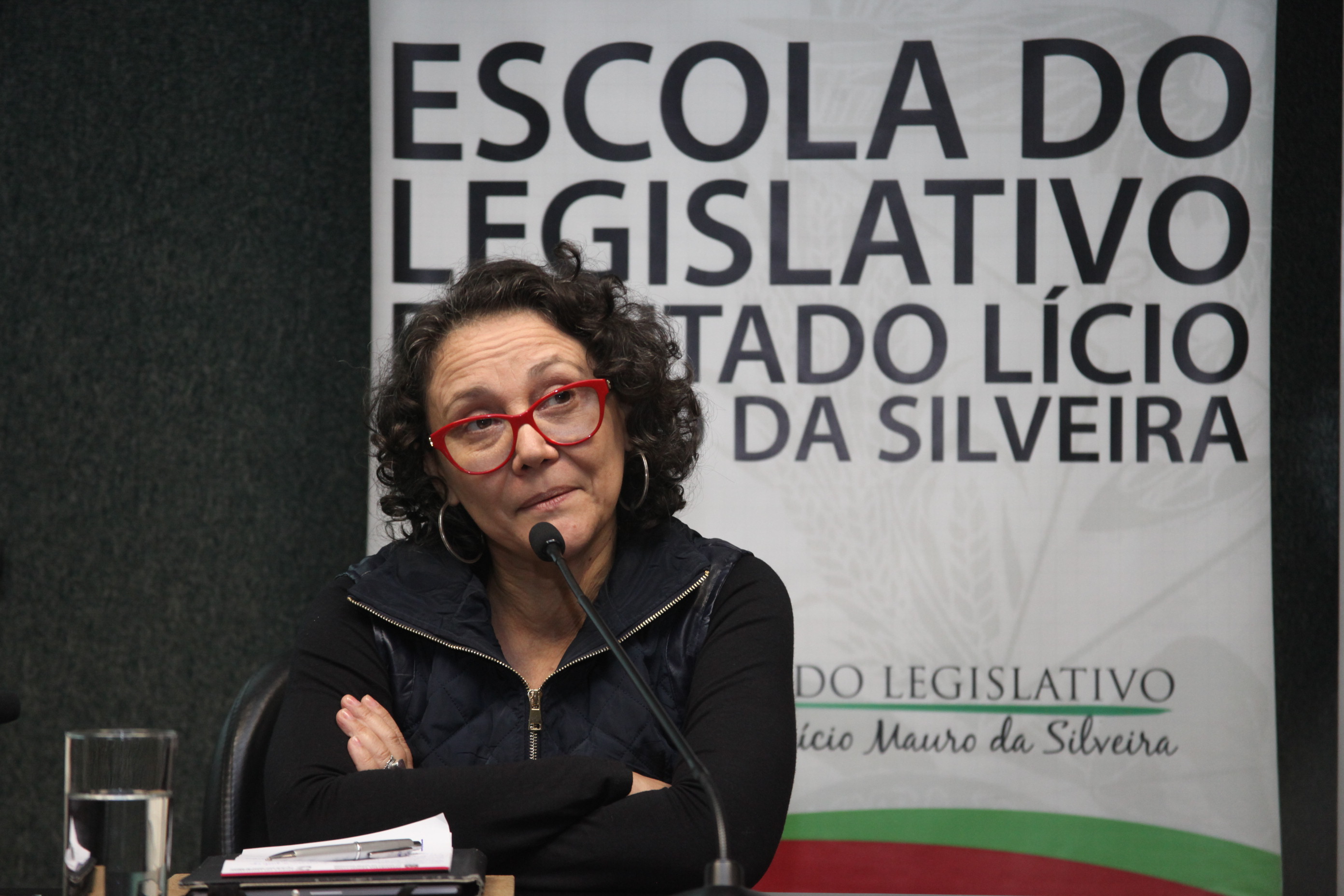 Sheila Sabag - Presidente do Conselho Estadual dos Direitos da Mulher (Cedim/SC). VIII Encontro de Mulheres Parlamentares. Foto: Fábio Queiroz / Agência AL
