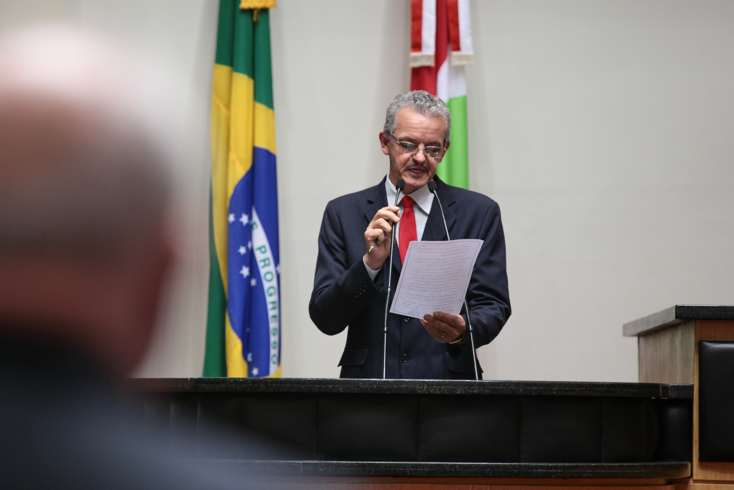 Sessão Ordinária.  Deputado Dirceu Dresch (PT). Foto: Karina Ferreira / Agência AL
