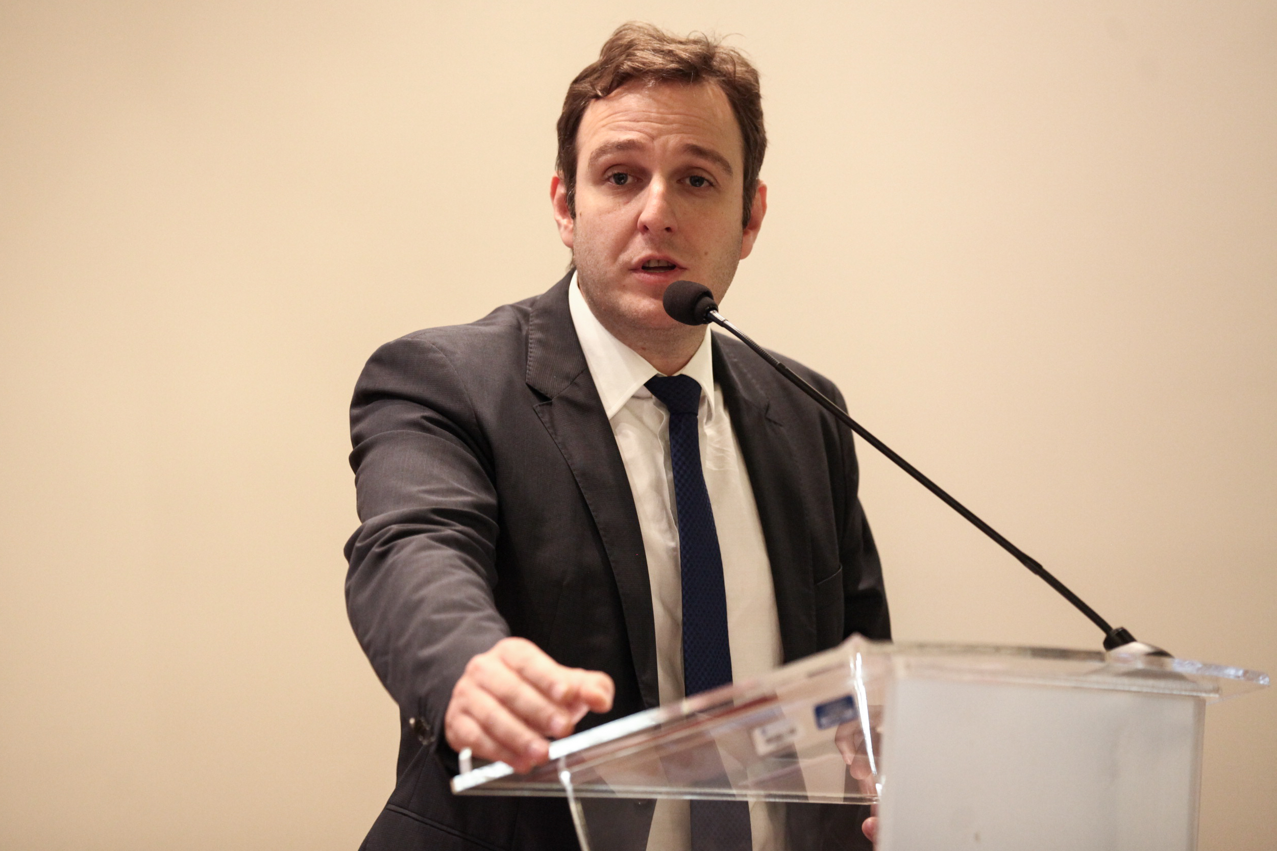 Deputado Ricardo Guidi (PSD). IV Seminário de Saúde e Prevenção das Deficiências das APAEs de Santa Catarina.
