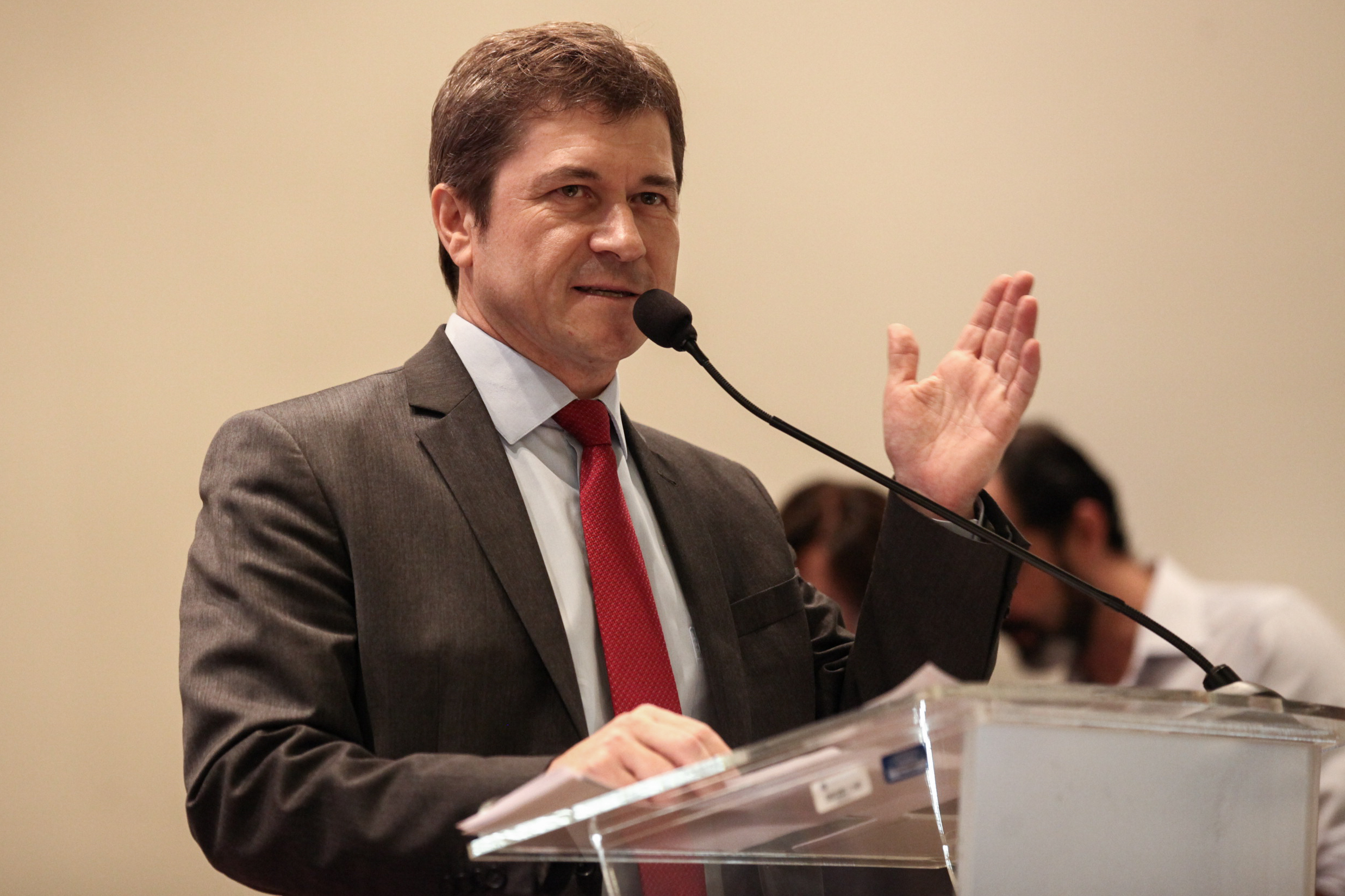 Deputado Jose Nei Ascari (PSD). IV Seminário de Saúde e Prevenção das Deficiências das APAEs de Santa Catarina.