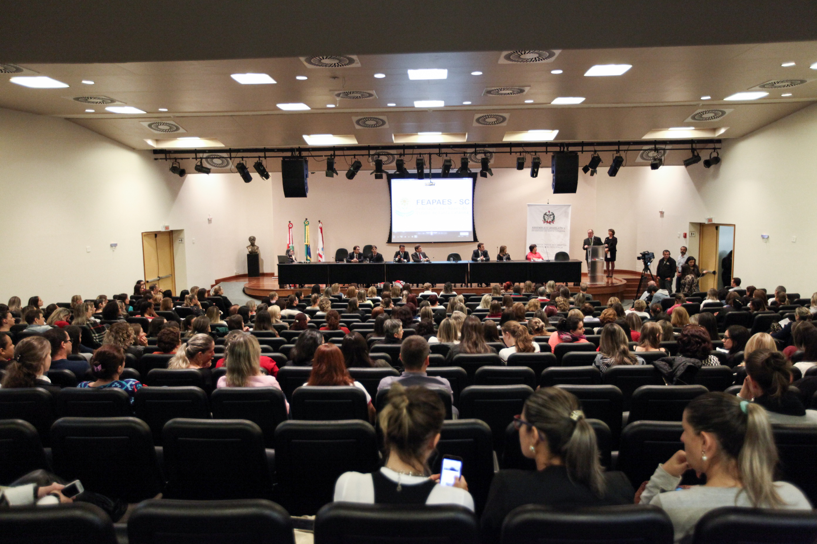 IV Seminário de Saúde e Prevenção das Deficiências das APAEs de Santa Catarina.