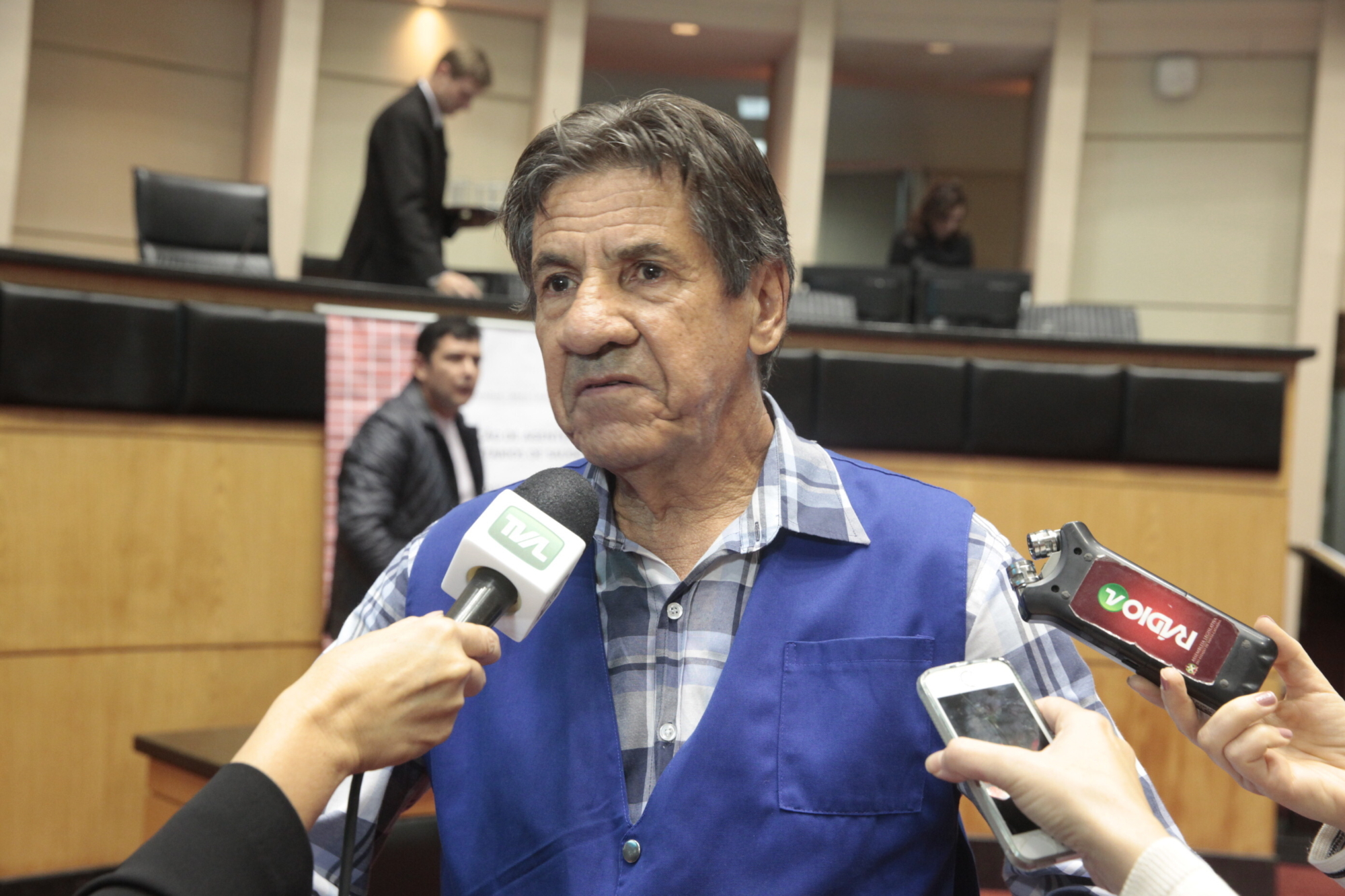 Presidente da associação, Volmar de Souza Neto