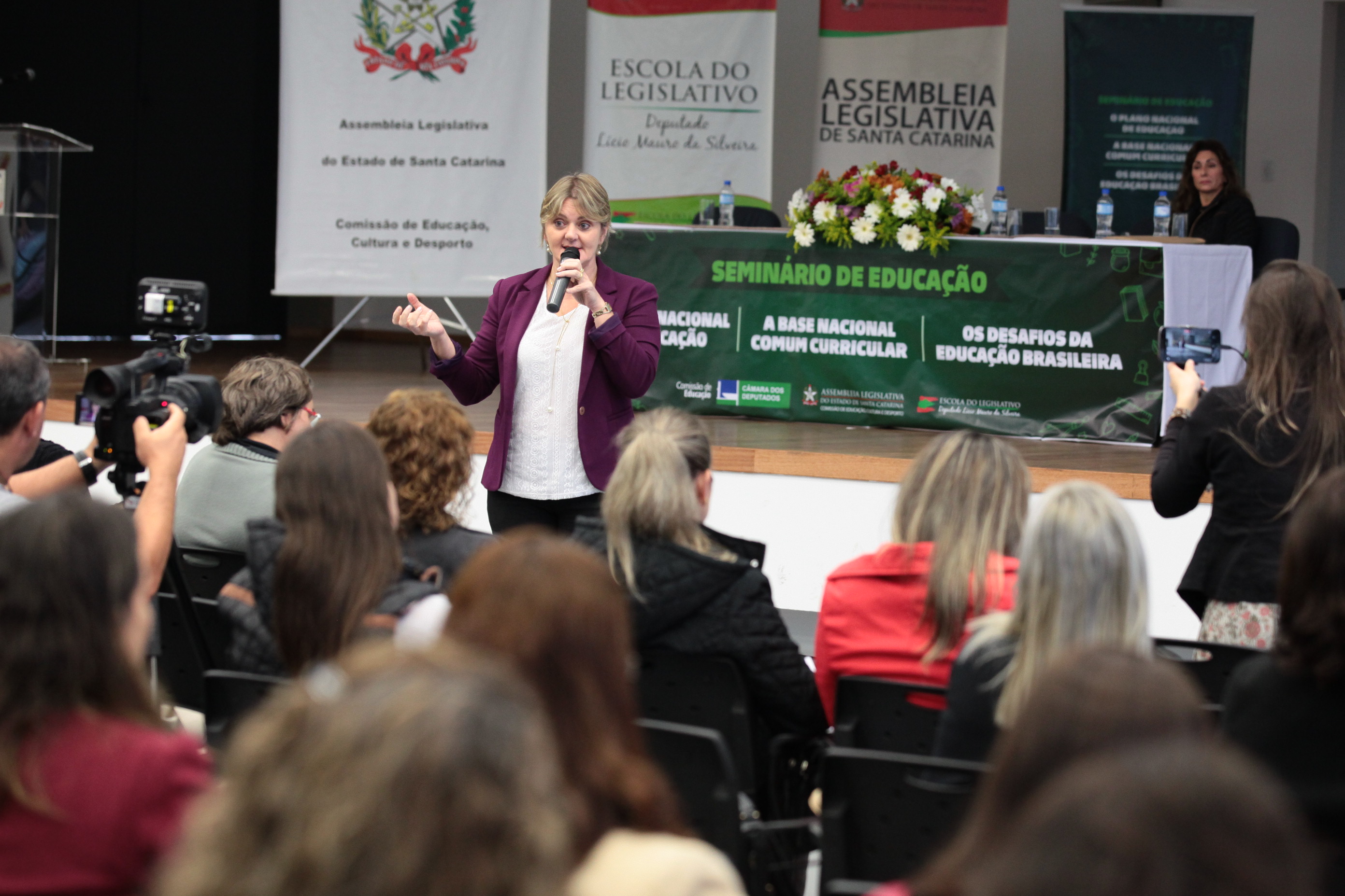 Seminário OPME, a BNDCC e os Desafios da Educação Brasileira - Turvo SC - Deputada Luciane Carminatti (PT)