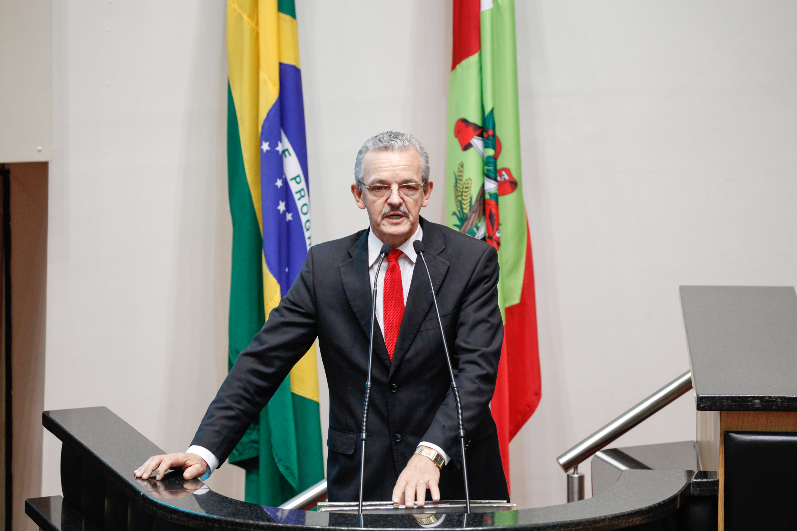 Sessão Ordinária. Deputado Dirceu Dresch (PT). Foto: Karina Ferreira / Agência AL