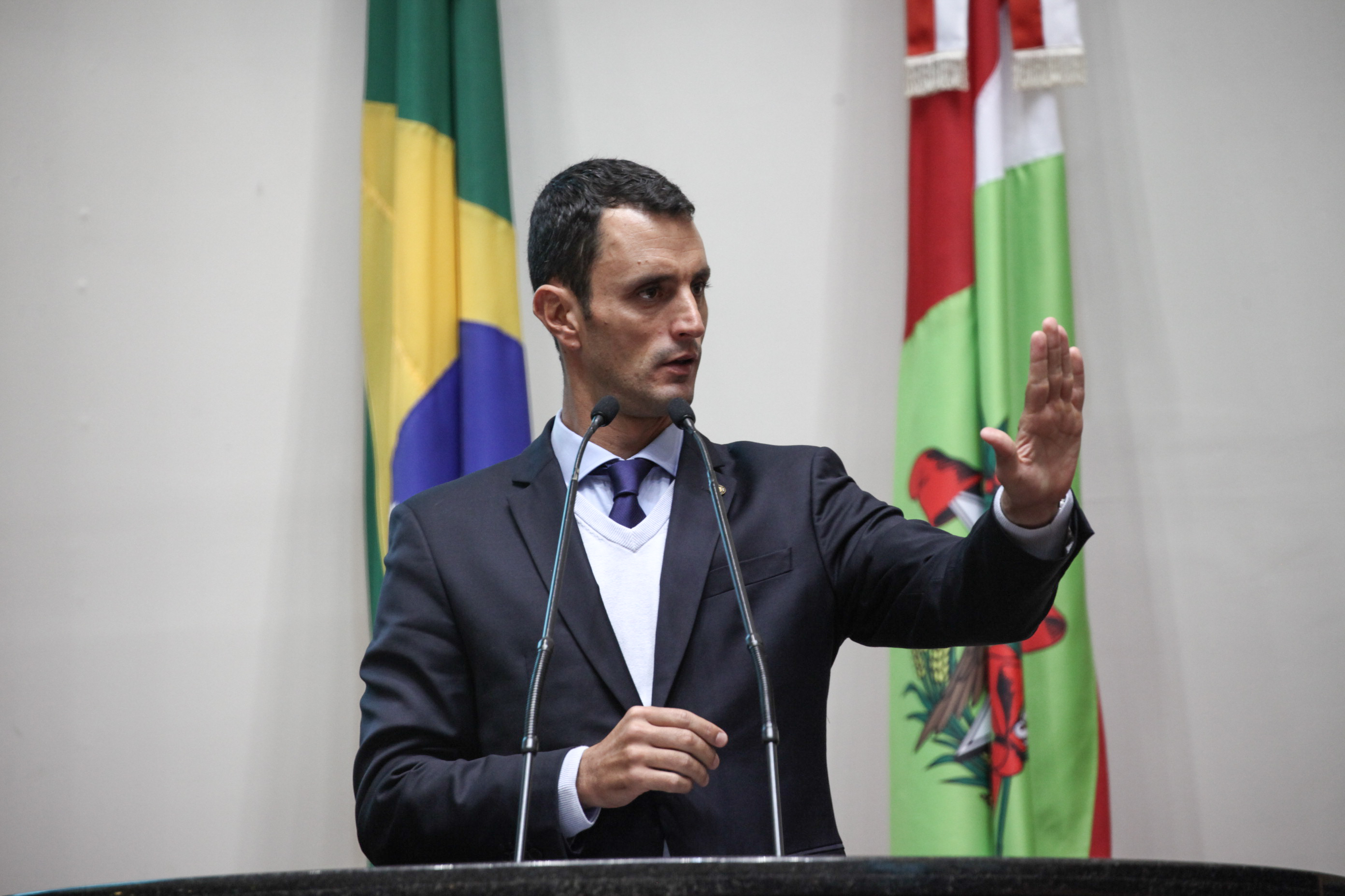 Deputado João Amin (PP). Sessão Ordinária. Foto: Karina Ferreira.