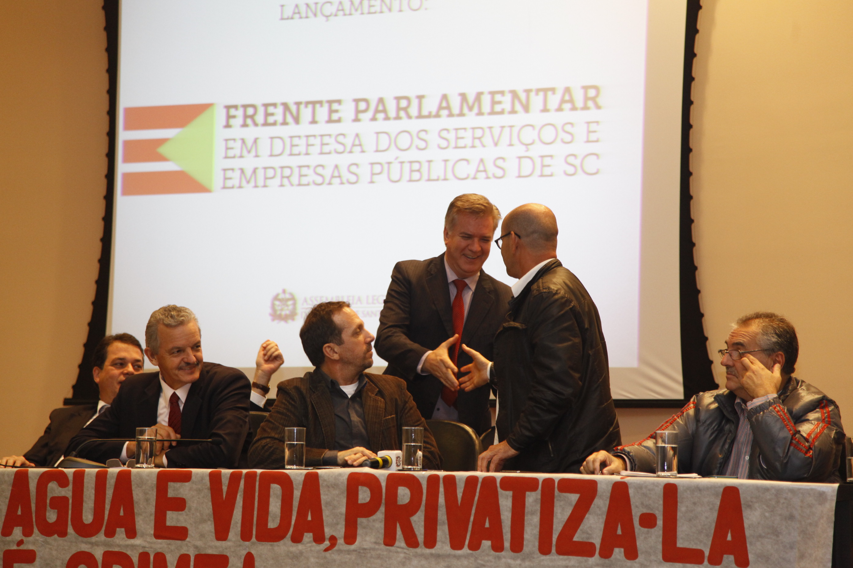 Lançamento da Frente Parlamentar em Defesa do Serviço Público e Contra a Privatização das Empresas Estatais.
