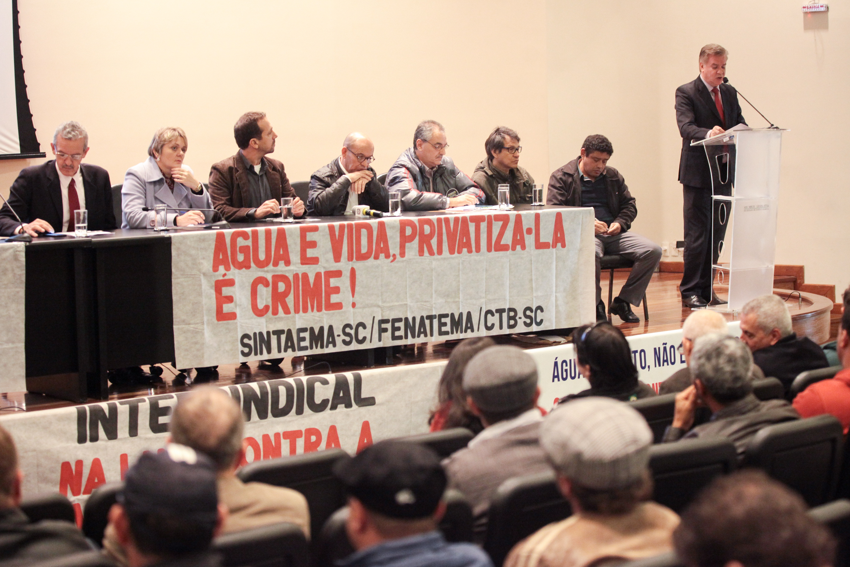 Lançamento da Frente Parlamentar em Defesa do Serviço Público e Contra a Privatização das Empresas Estatais.
