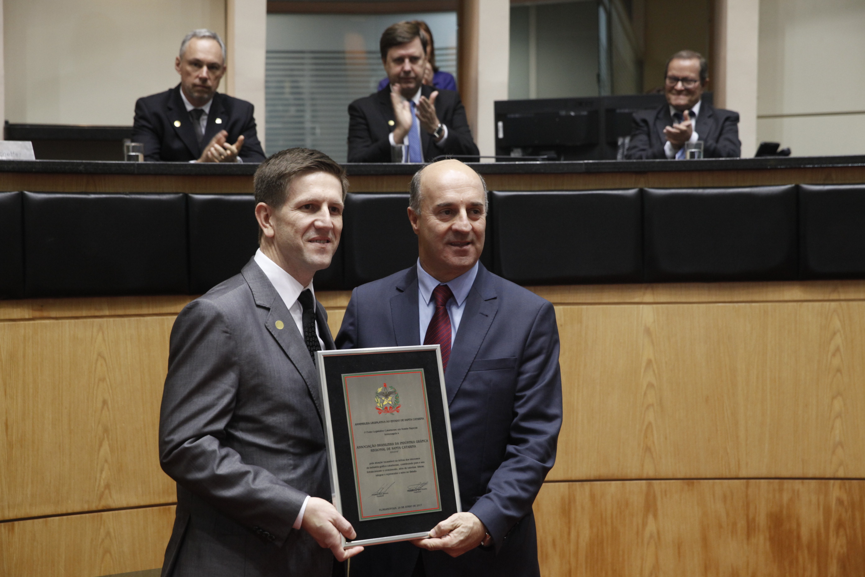 Sessão Especial em Homenagem à Abigraf - Associação Brasileira de Indústrias Gráficas - Regional de Santa Catarina