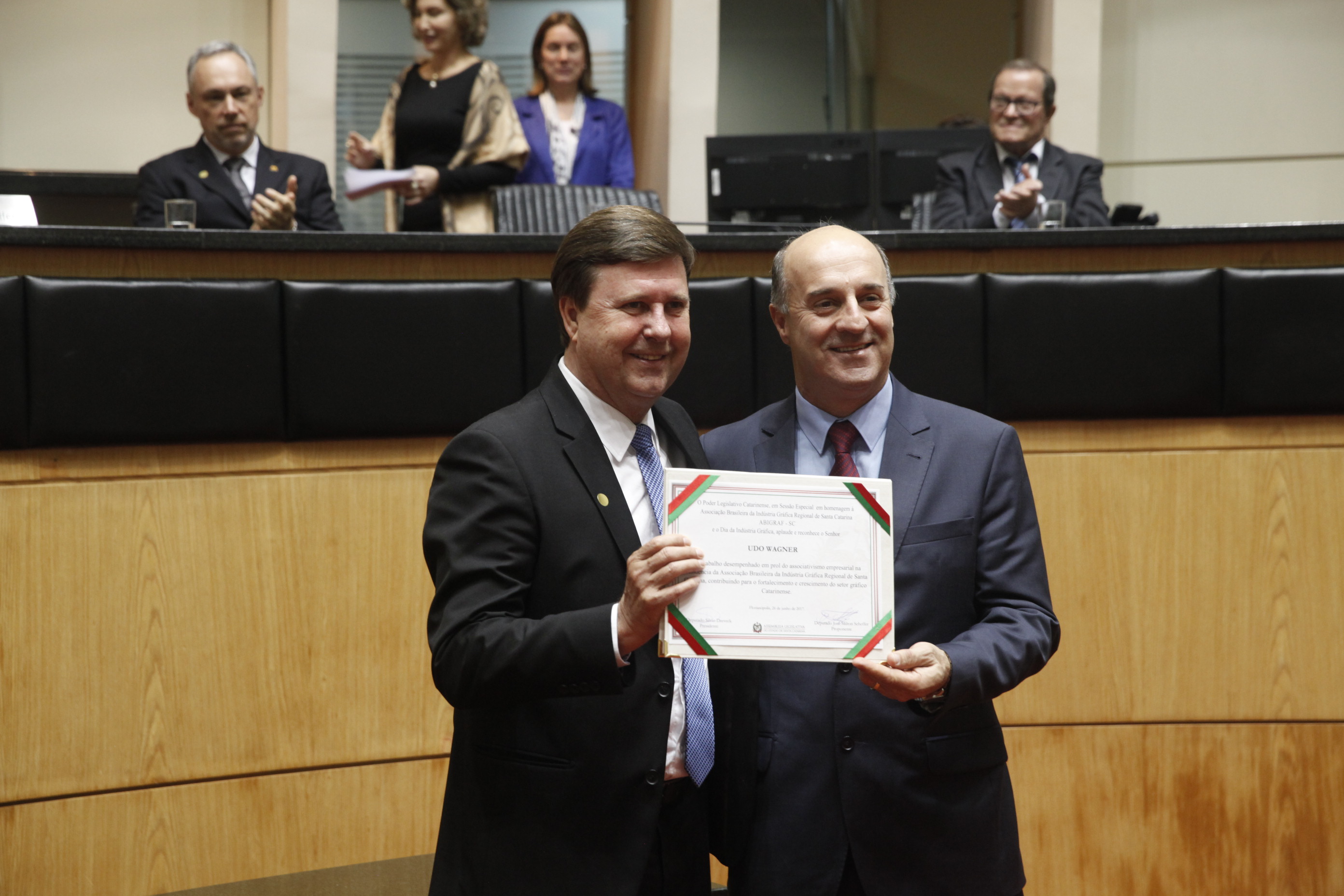 Sessão Especial em Homenagem à Abigraf - Associação Brasileira de Indústrias Gráficas - Regional de Santa Catarina